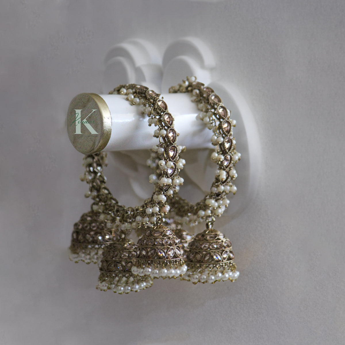 ANUSHA - Gold Jhumki Bangles