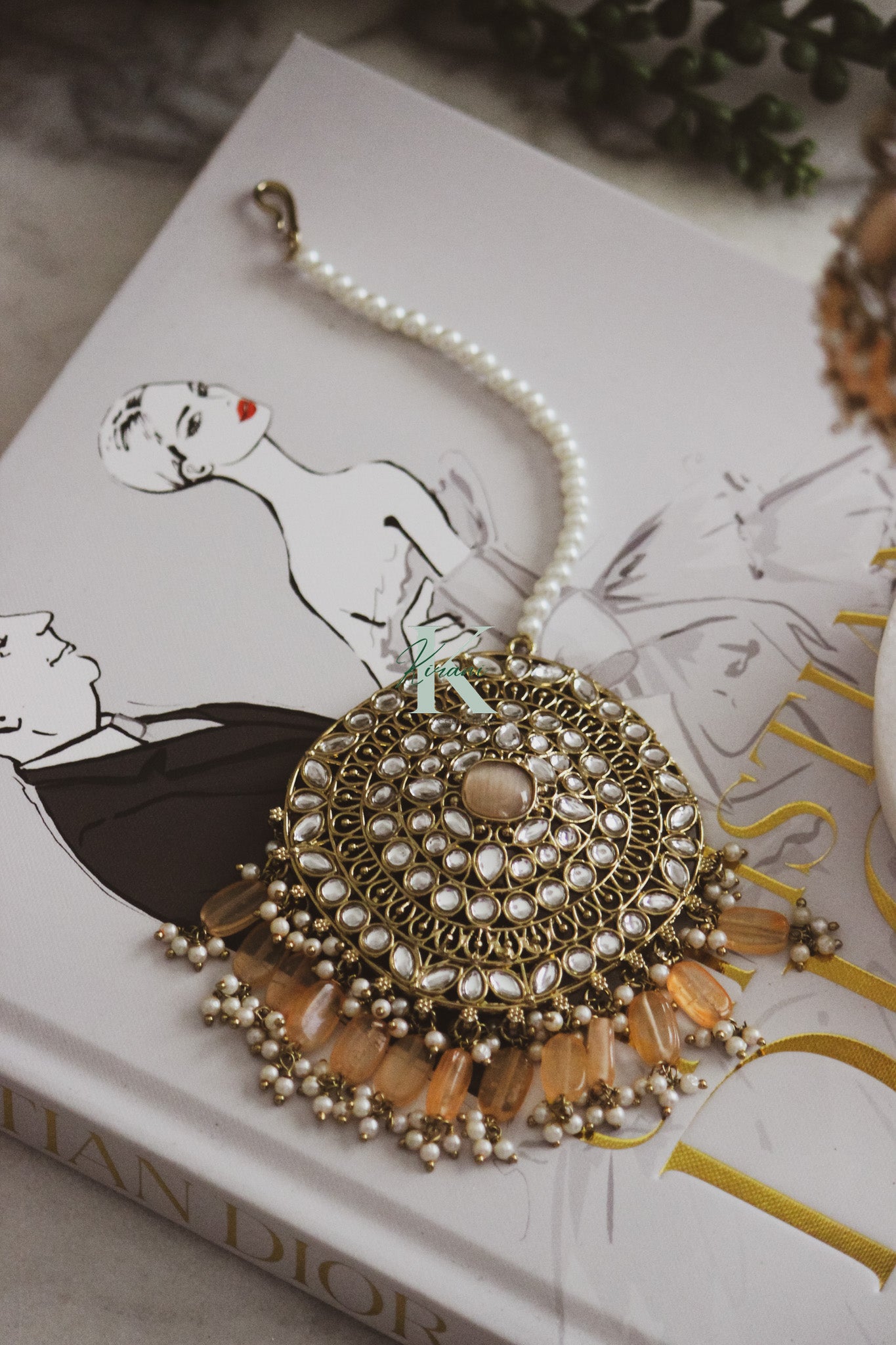 MIRZA Earring and Maangtika Set