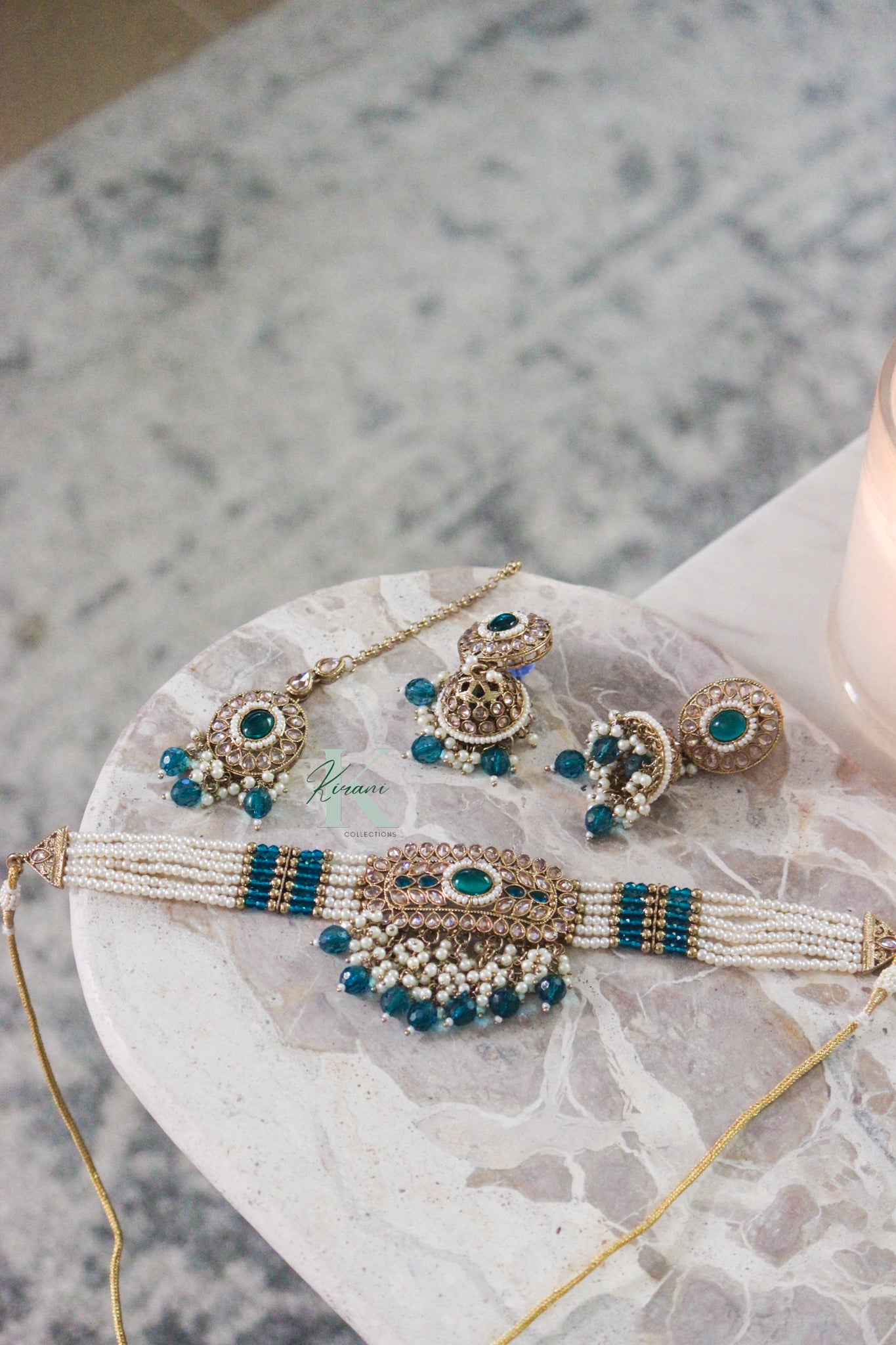 ELÉA - Teal Necklace Set