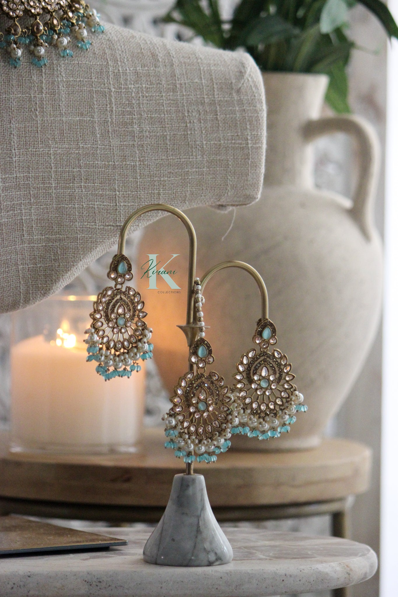 CORDELIA - Powder Blue Necklace Set