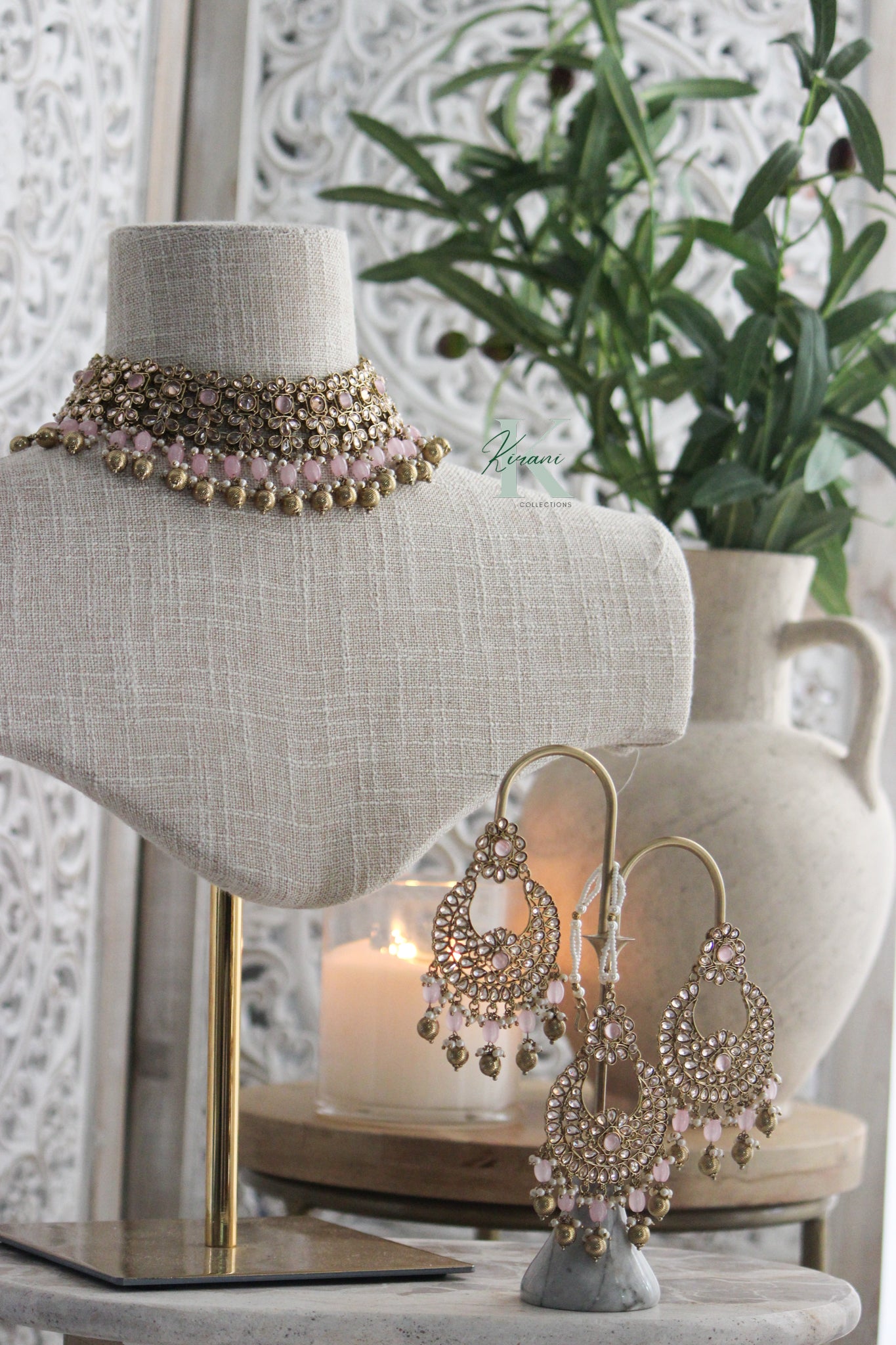 EMMALINE - Light Pink Necklace Set