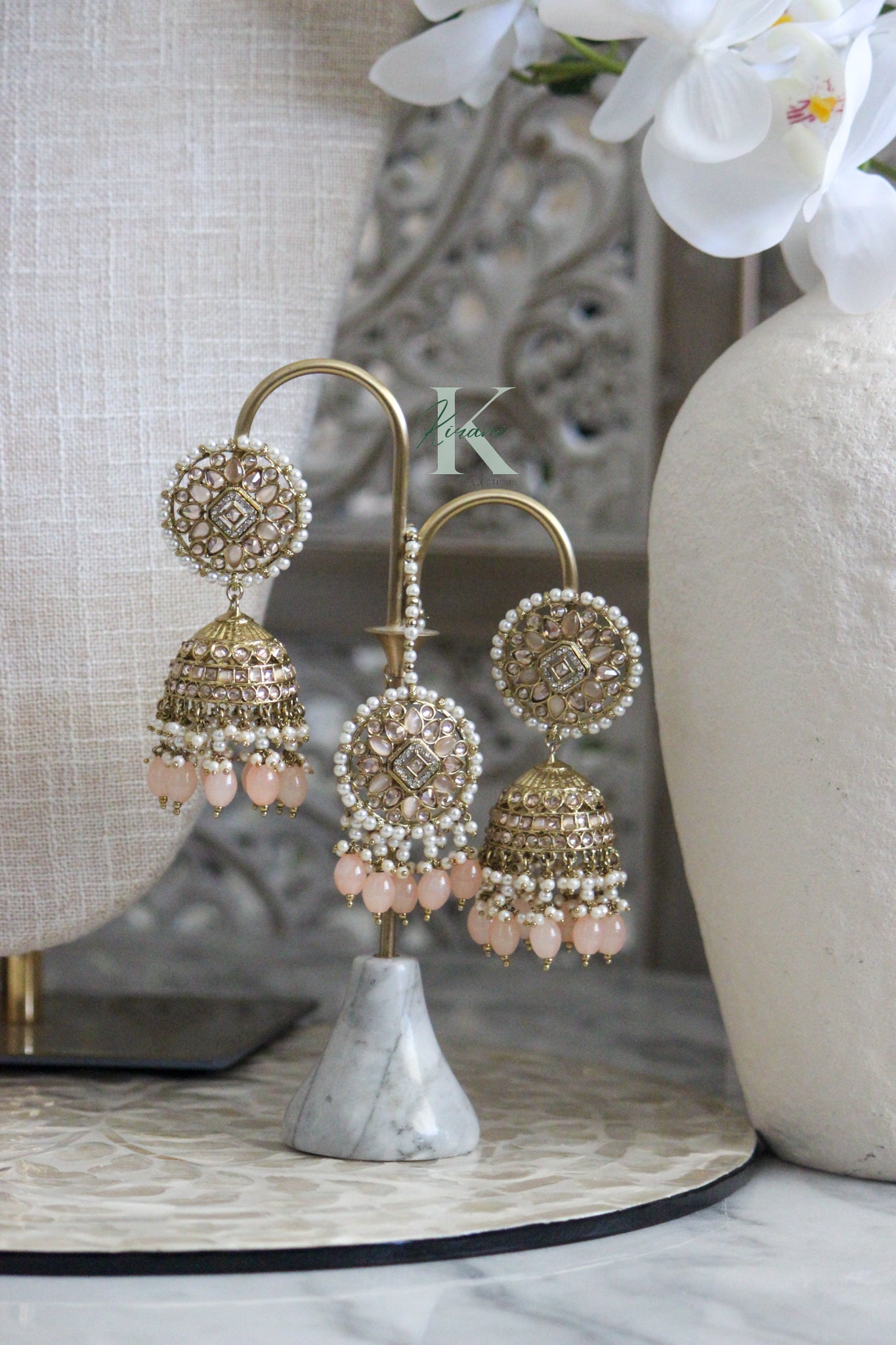 ARLETTE - Peach Necklace Set