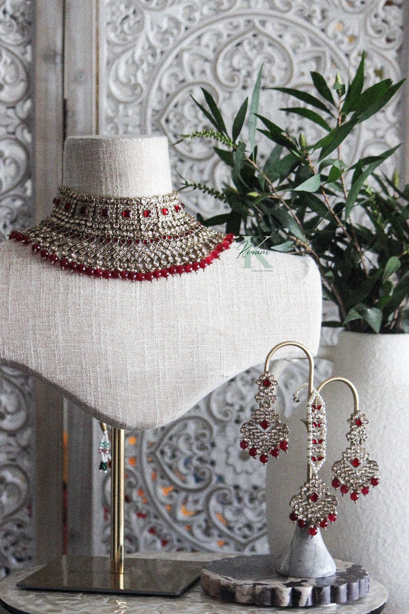 IRIS - Red Necklace Set