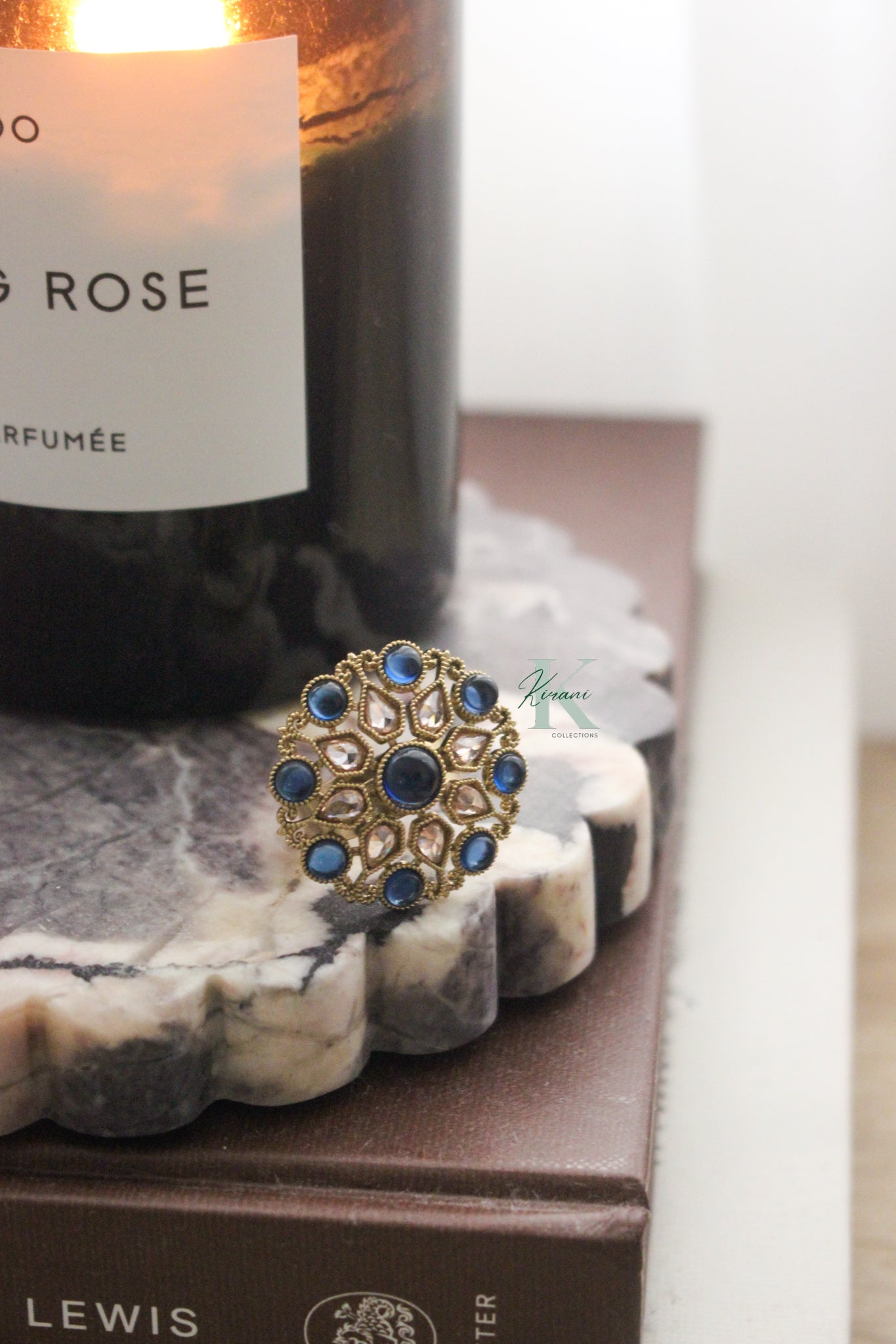 KARVI - Navy Blue Ring