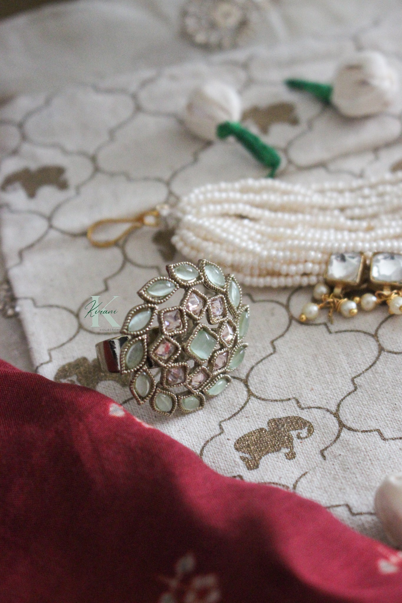 KARVI - Mint Green Ring