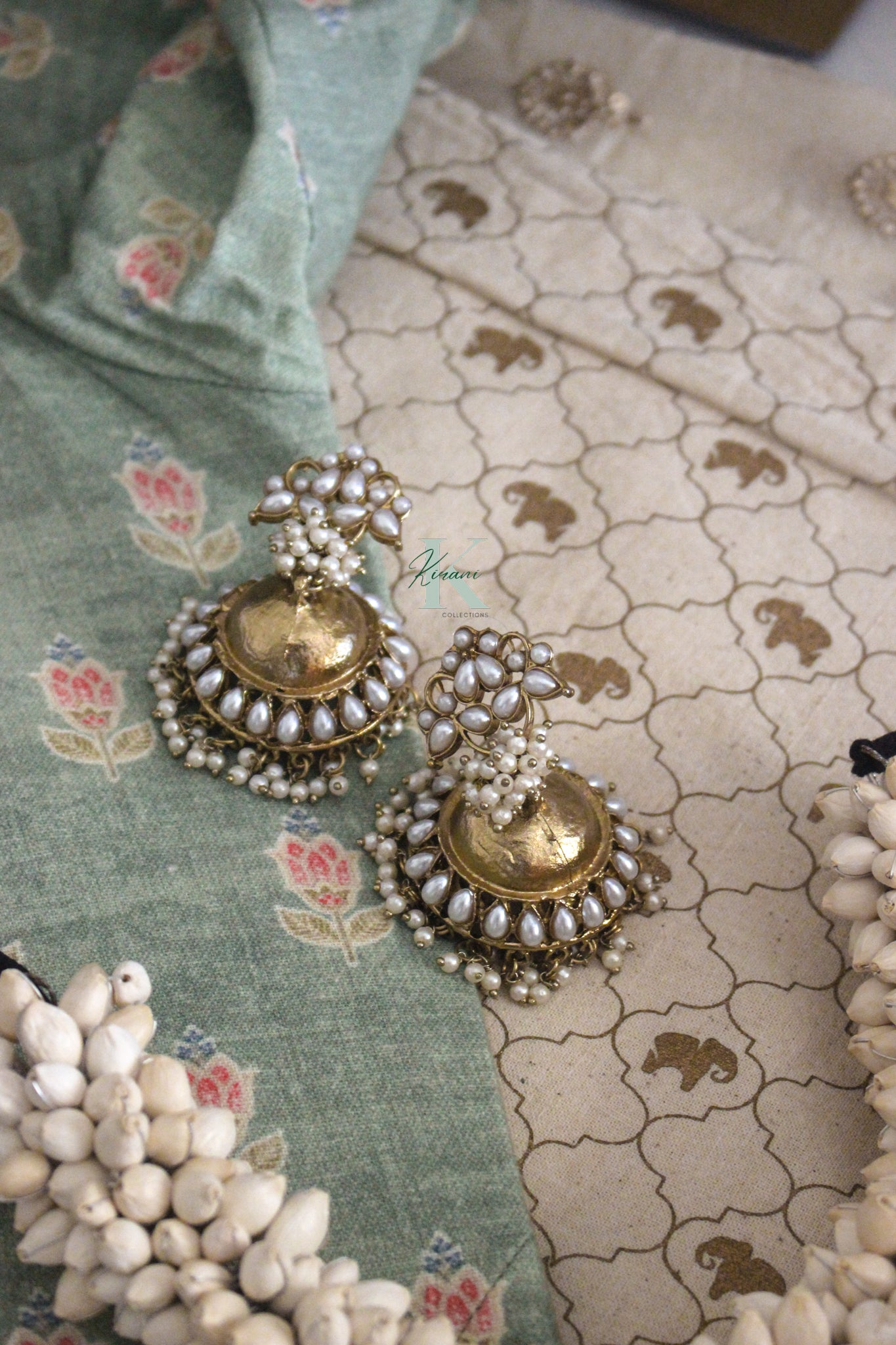 MONA - Gold Jhumki Earrings