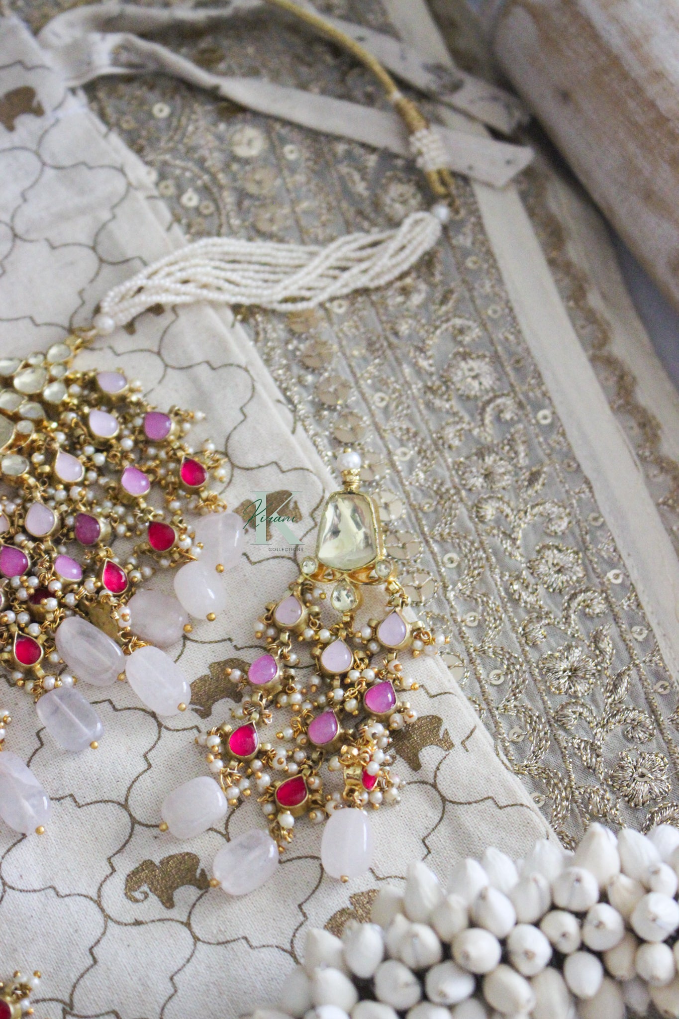 SAACHI - Pachi Kundan Necklace Set