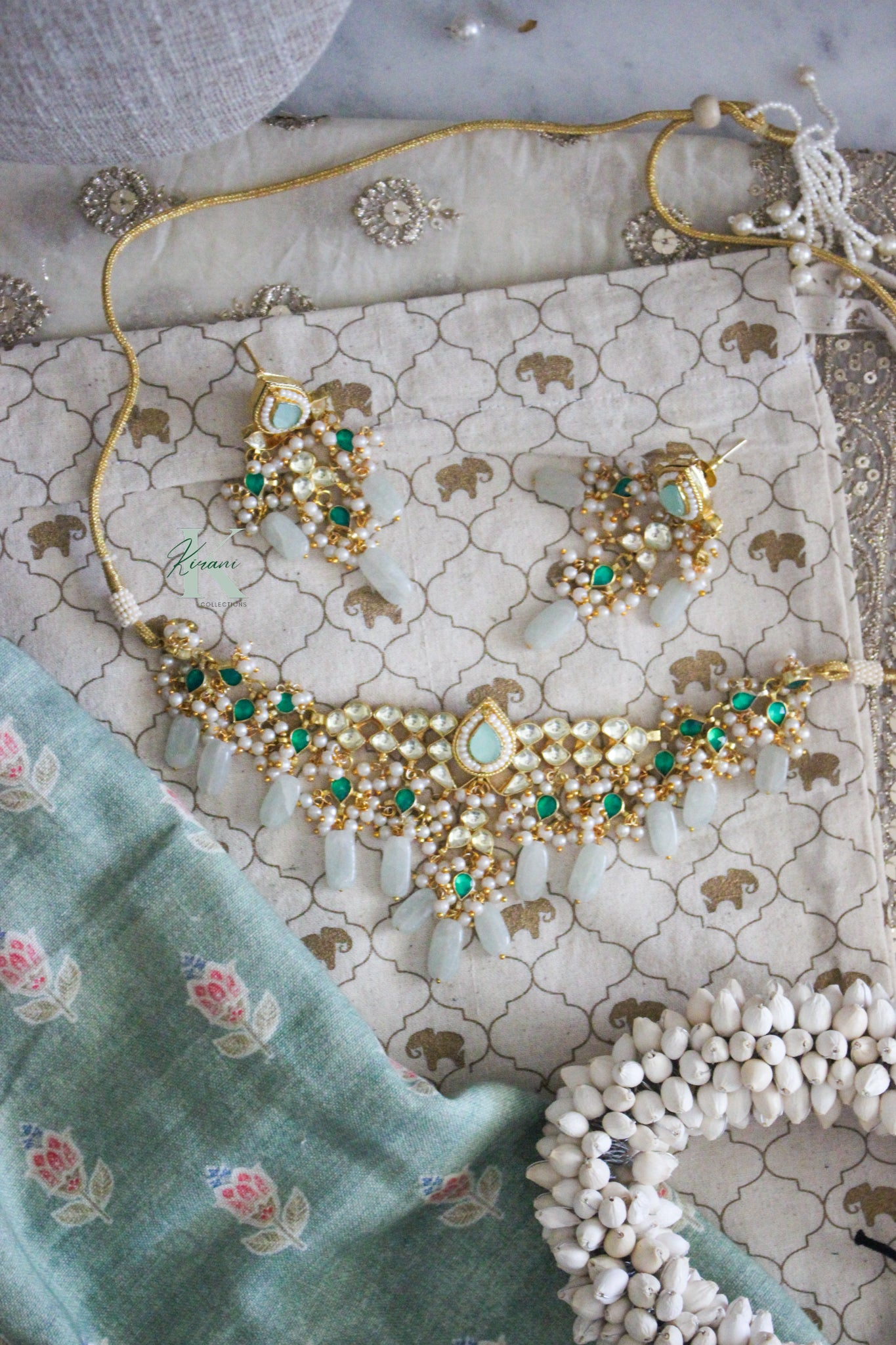 ARYA - Pachi Kundan Necklace Set