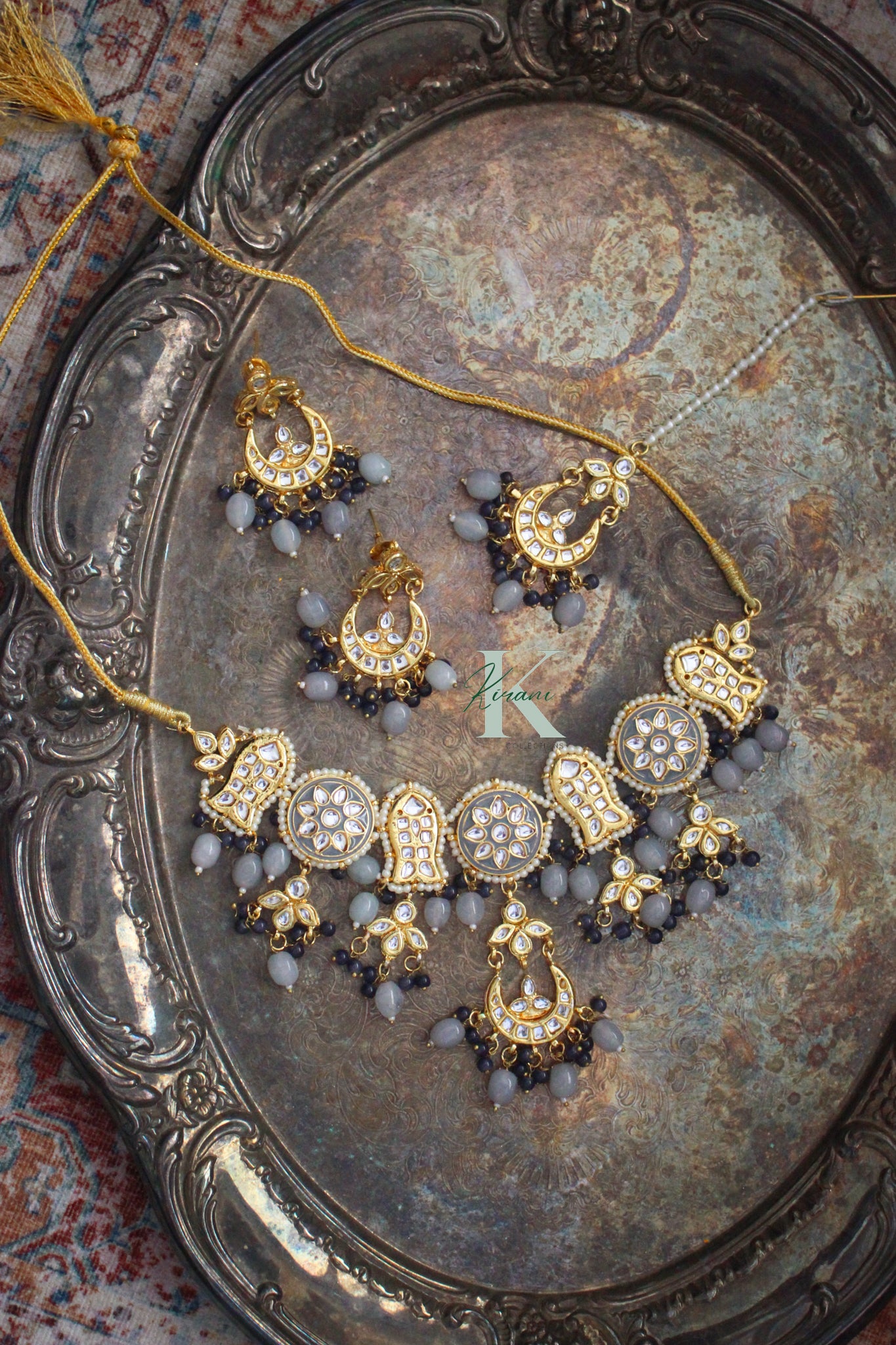 SUHANA - Grey Necklace Set