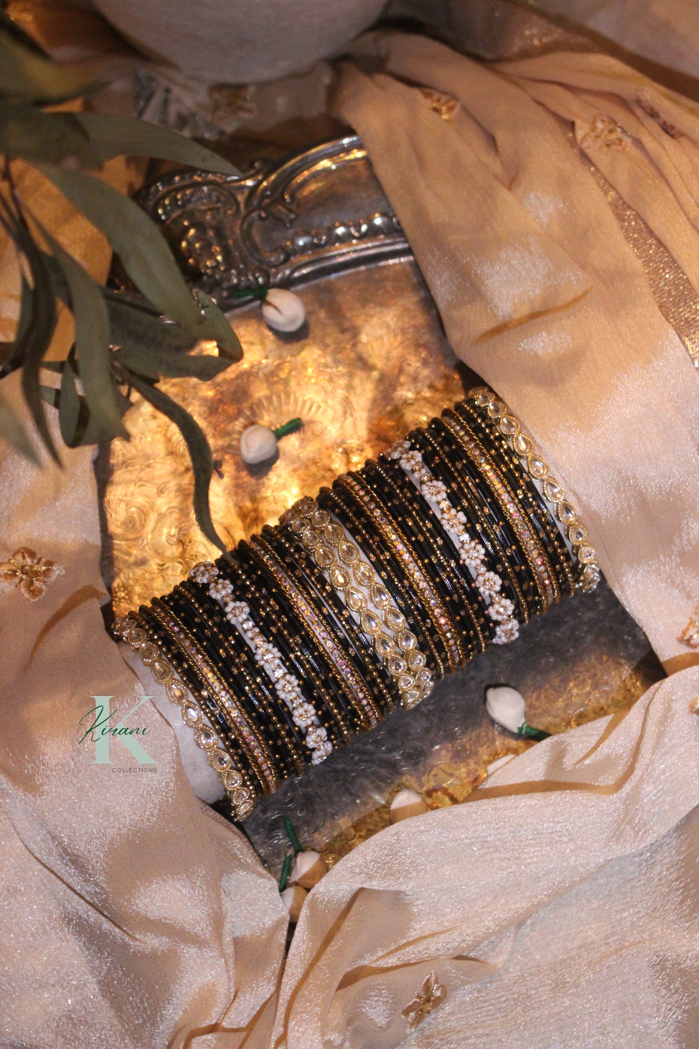 RIVAAH - Black Bangle Set