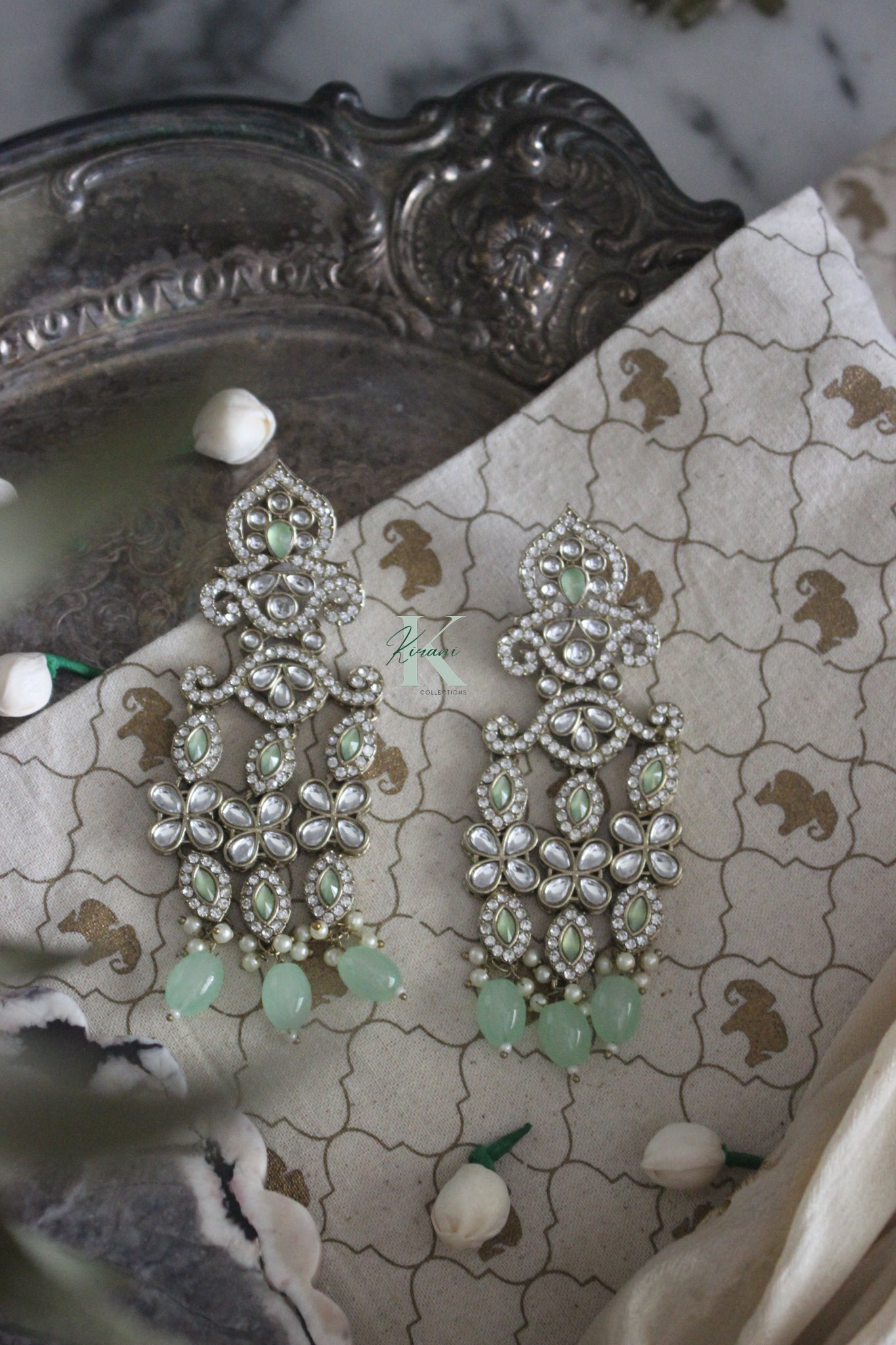 TARLA - Mint Green Earrings