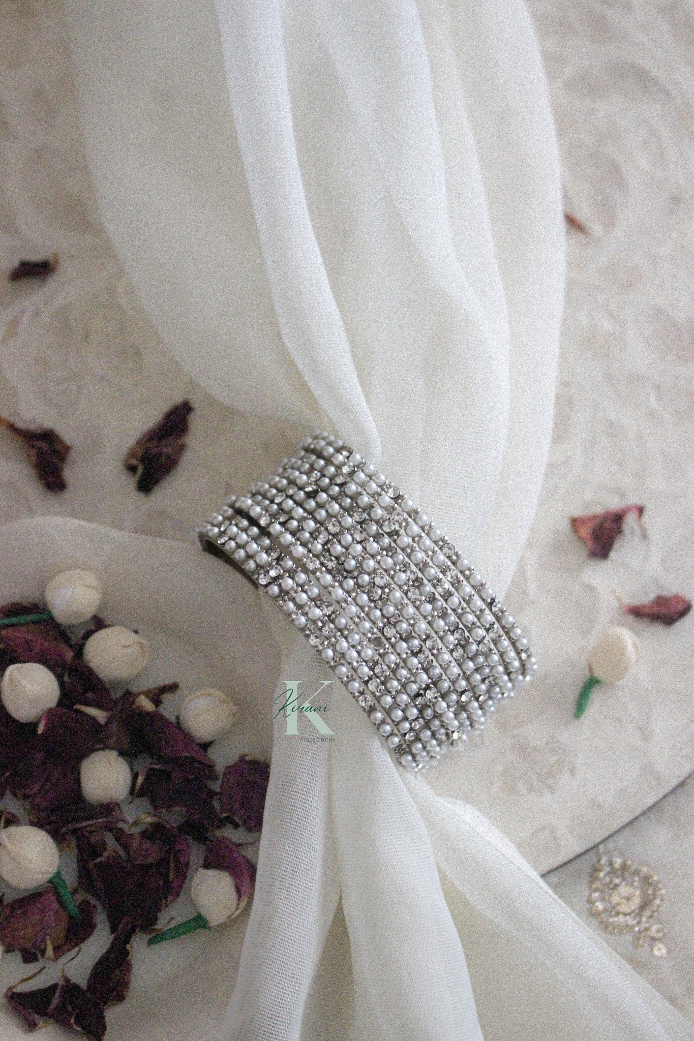 KAJAL - 2.10 Silver Bangles