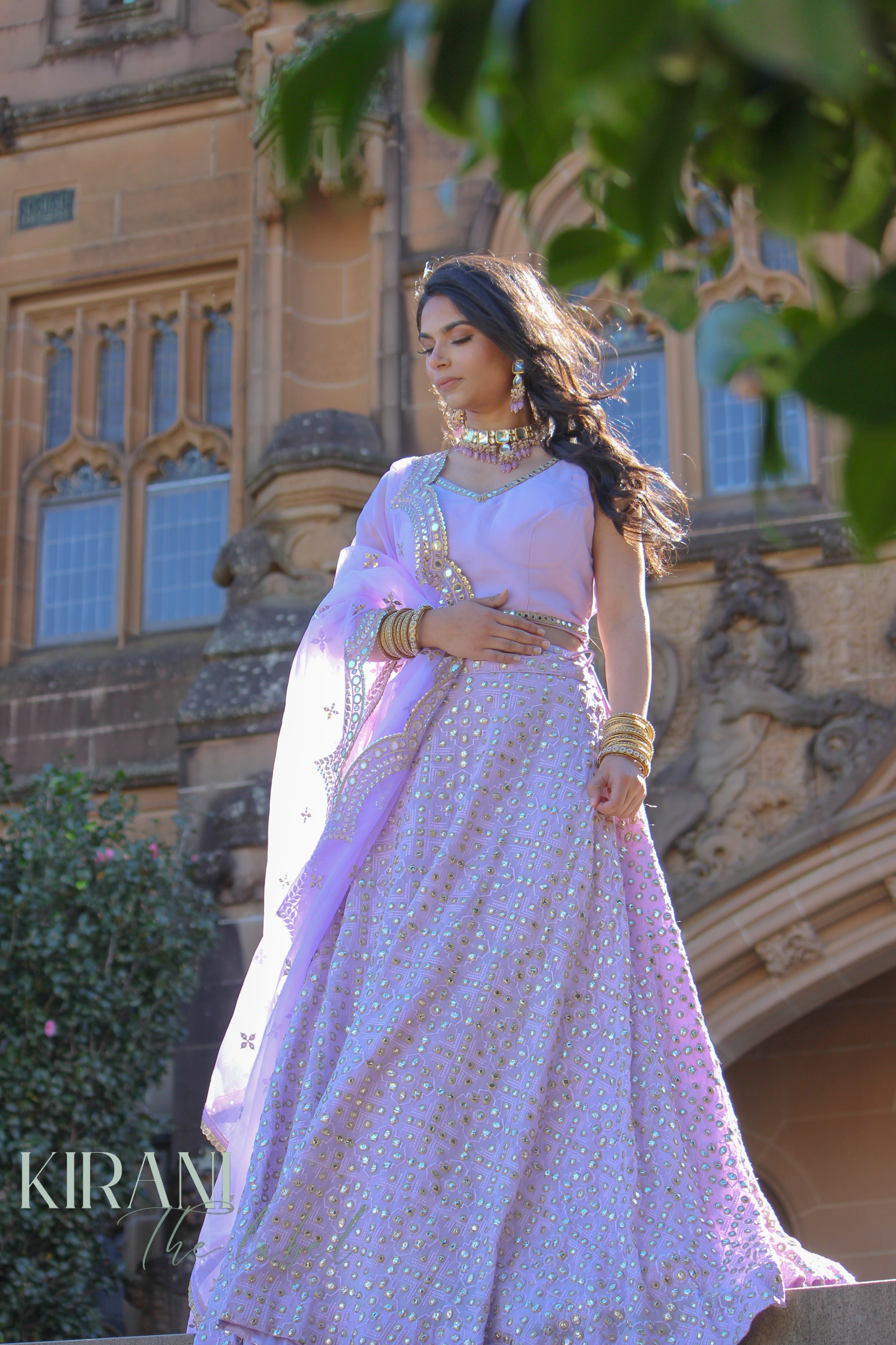 Poonam Purple Lehenga