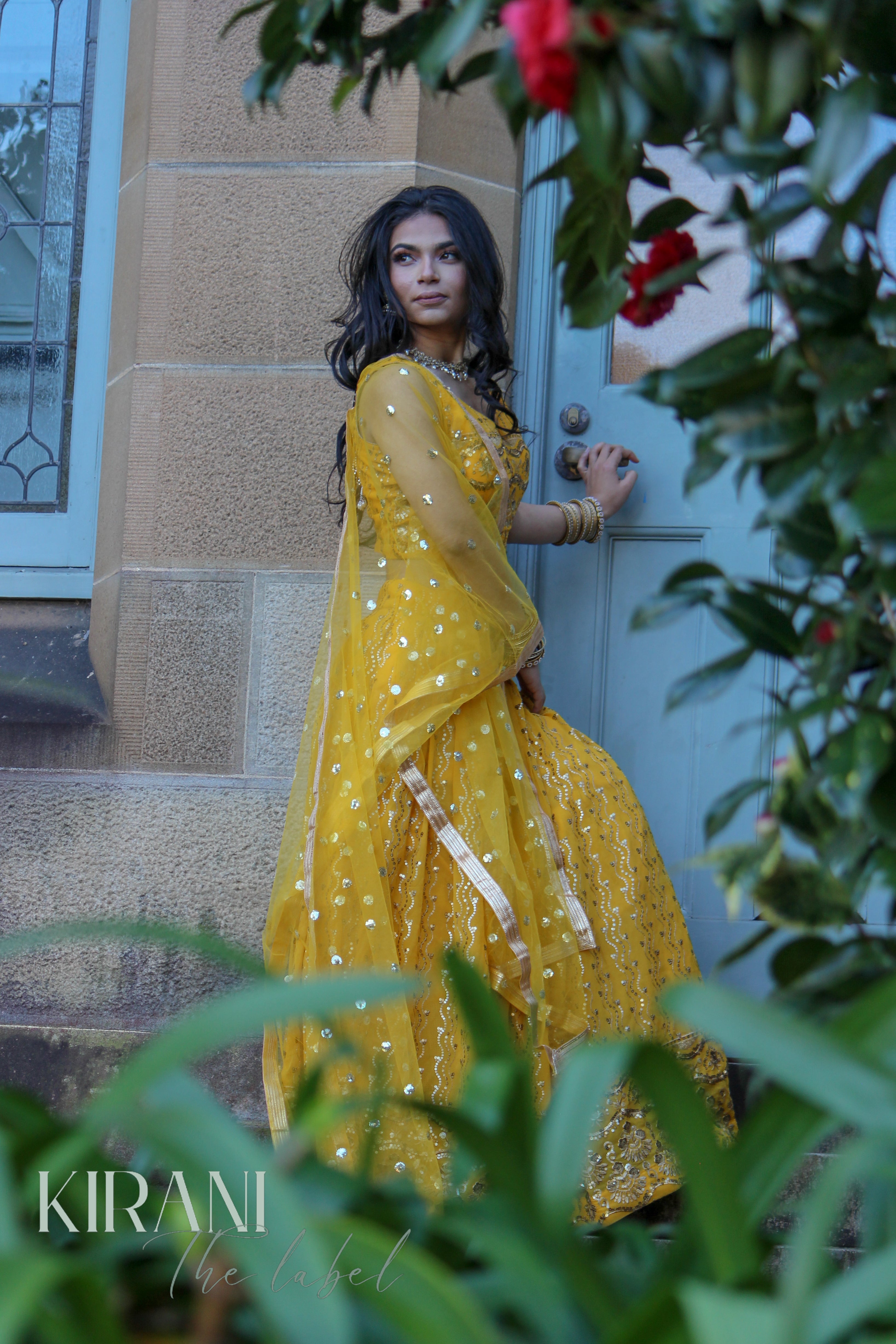 Yellow Lehenga Set with Dupatta