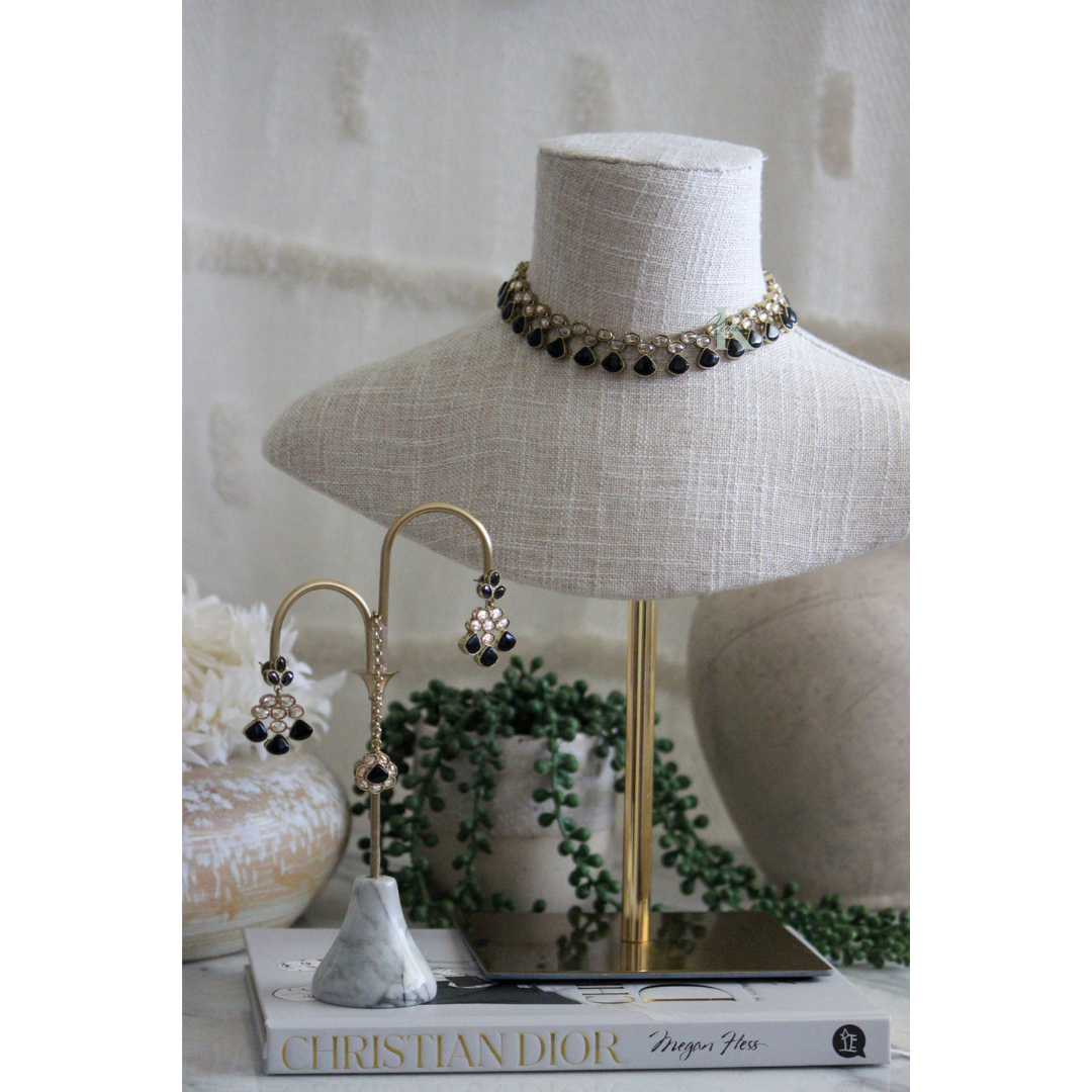 CELINE - Black Necklace Set