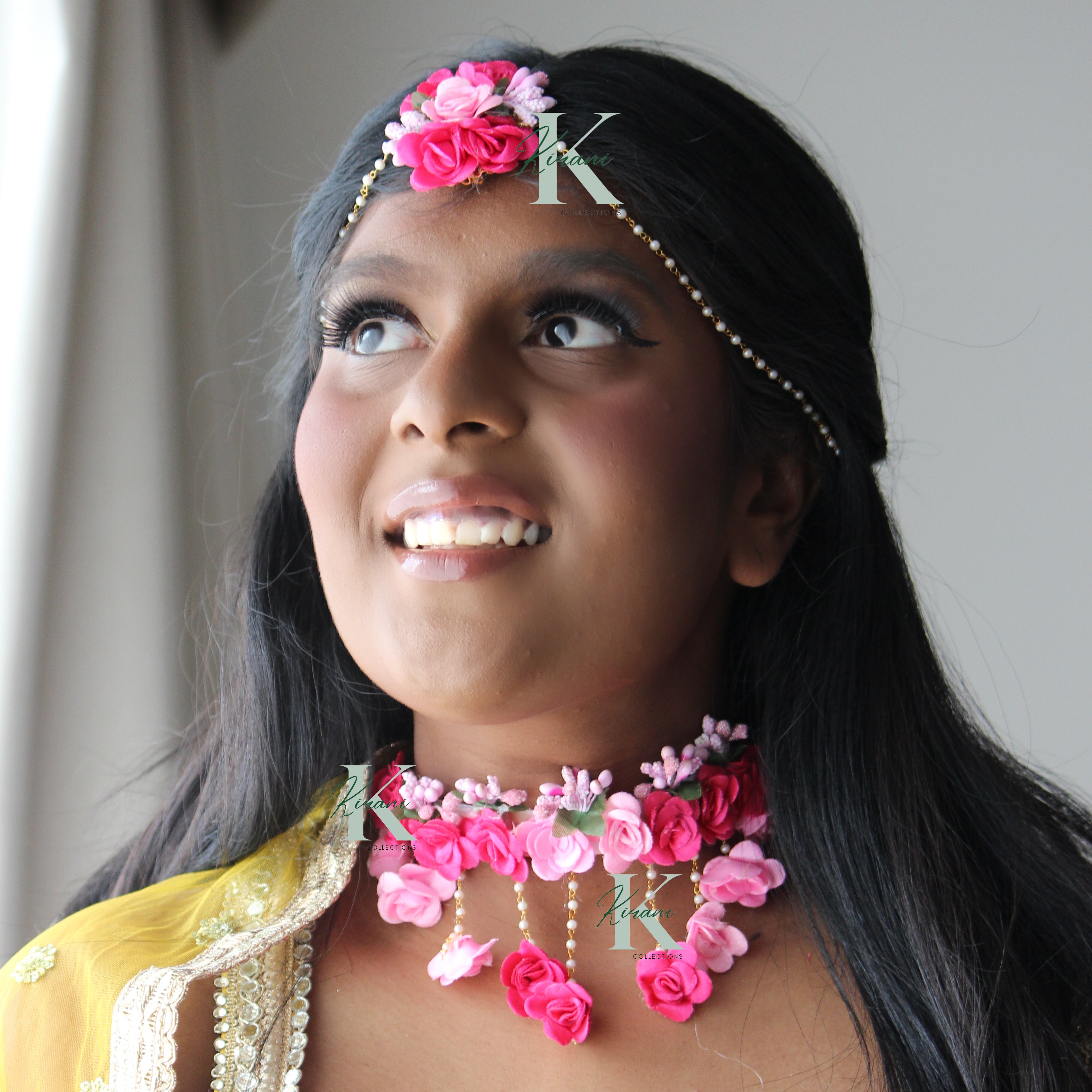 GULABO - (6 pc Flower Jewellery Set)