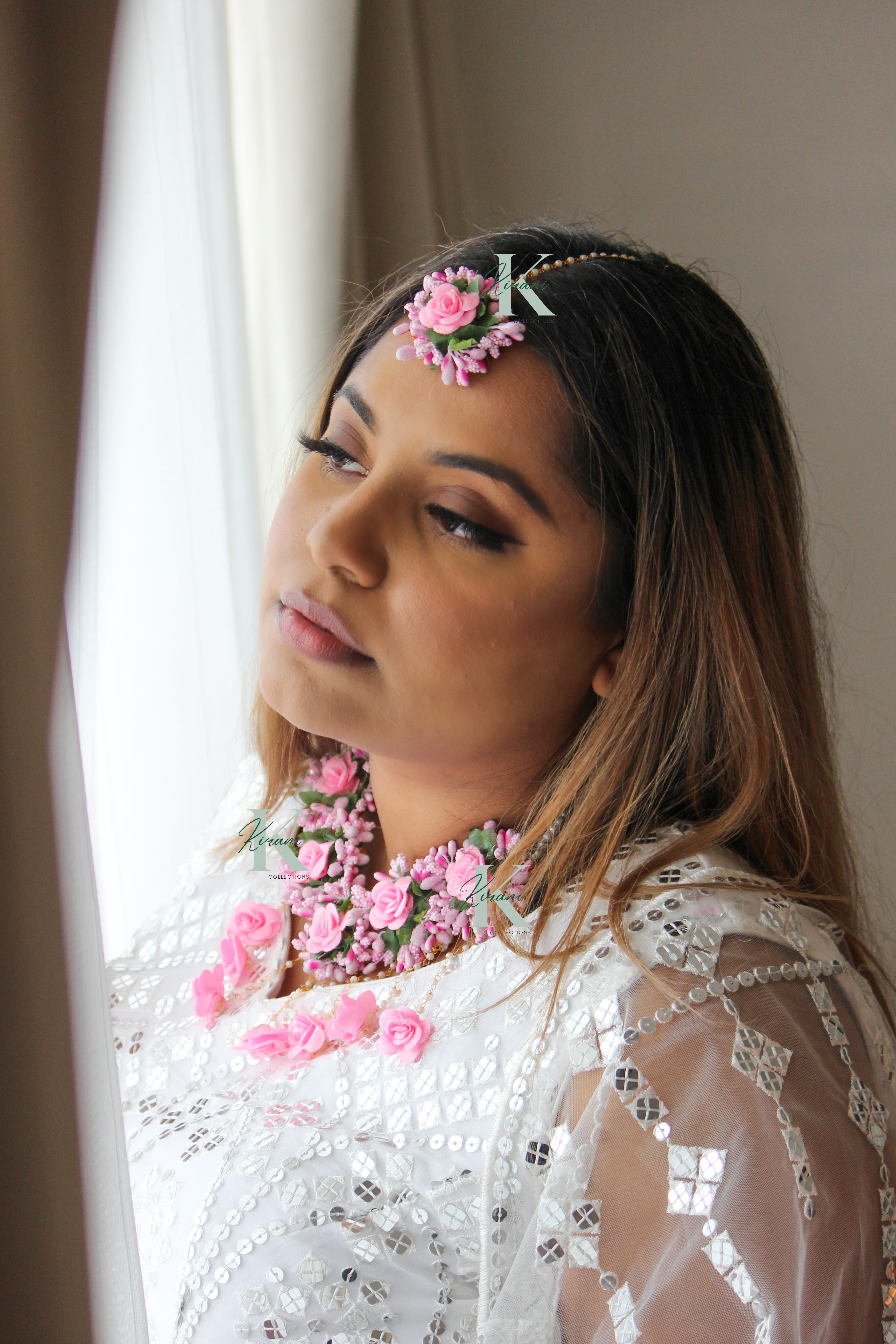 FITOOR - (6 pc Flower Jewellery Set)