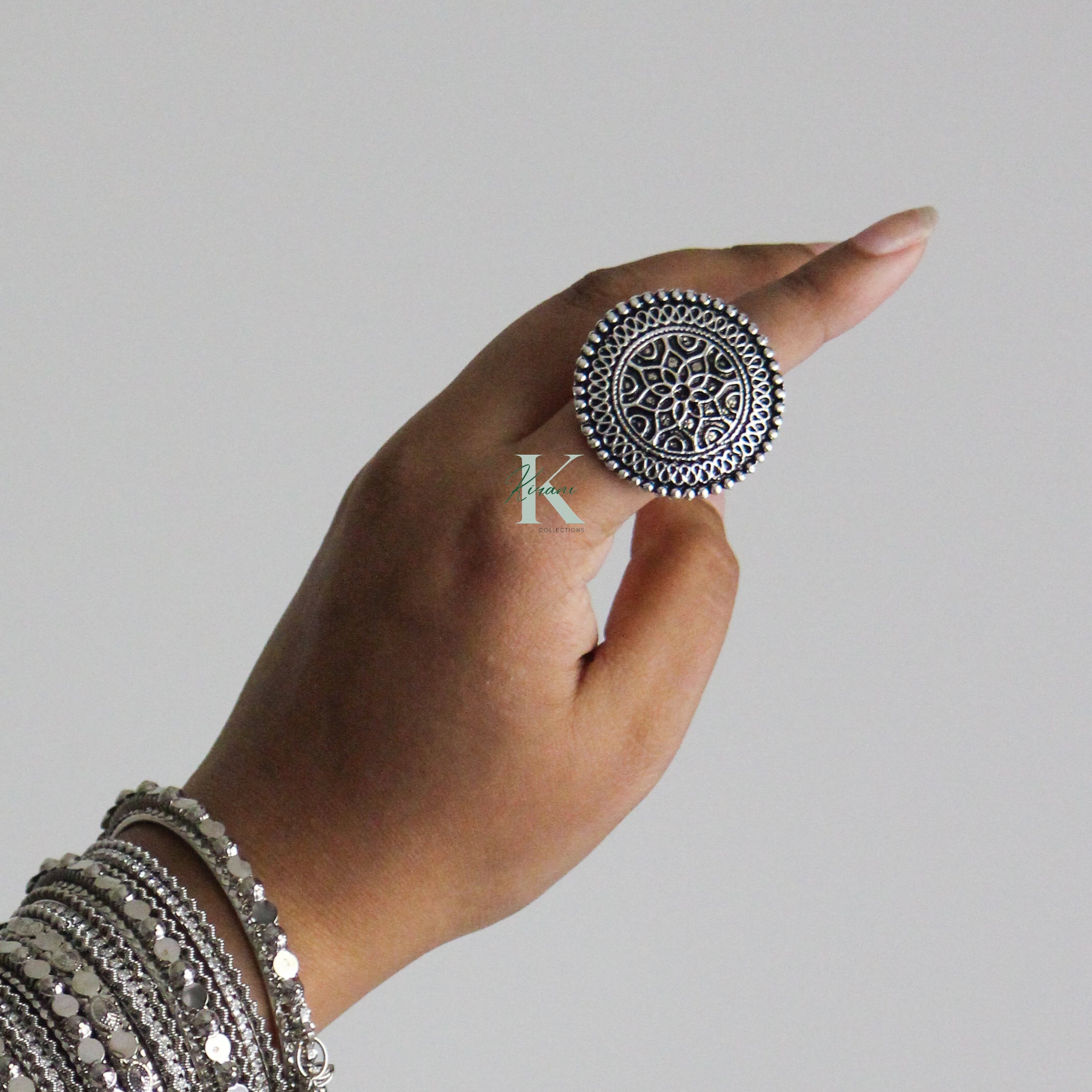 AALIYAH - Oxidised Ring