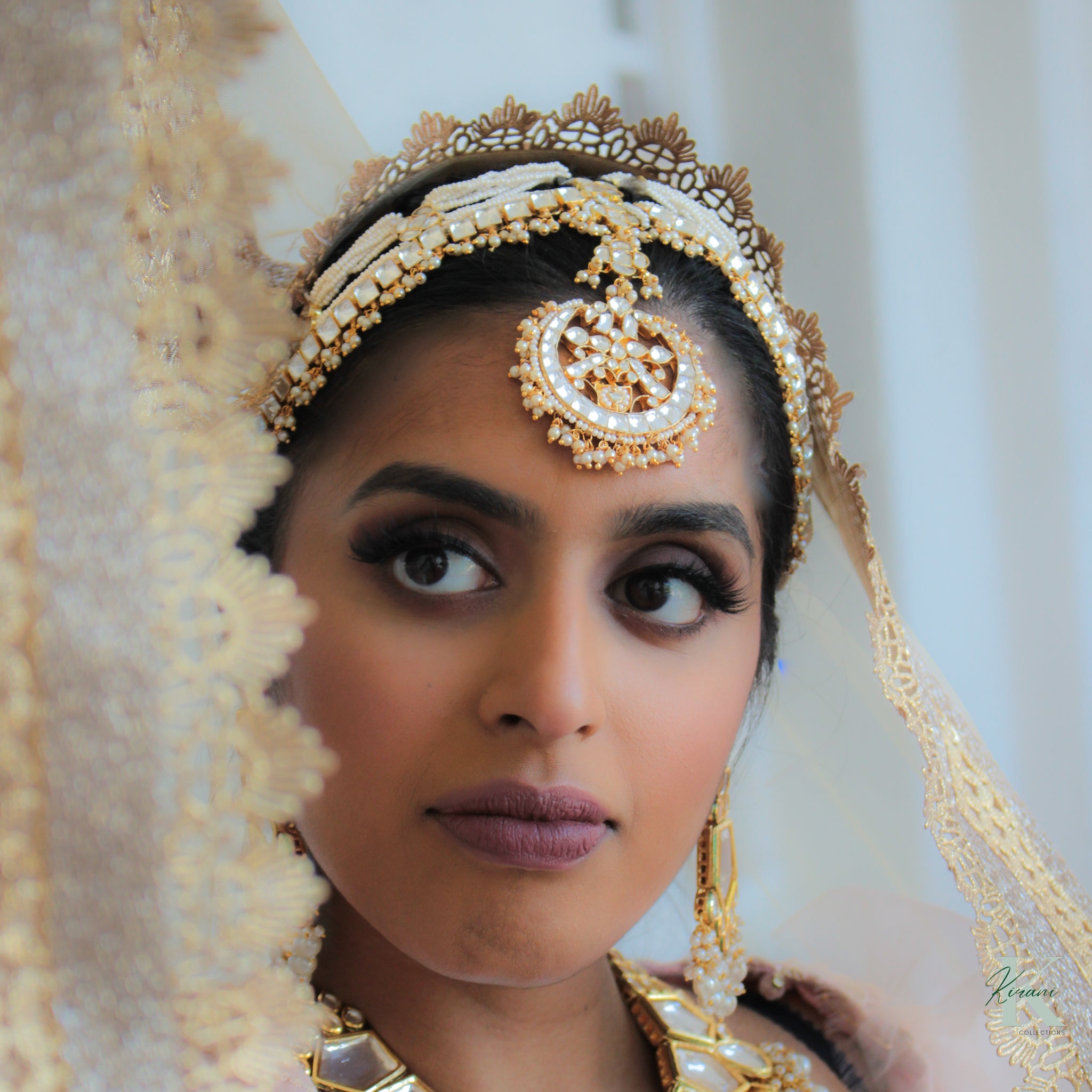 RANISA - Pachi Kundan Sheeshphool