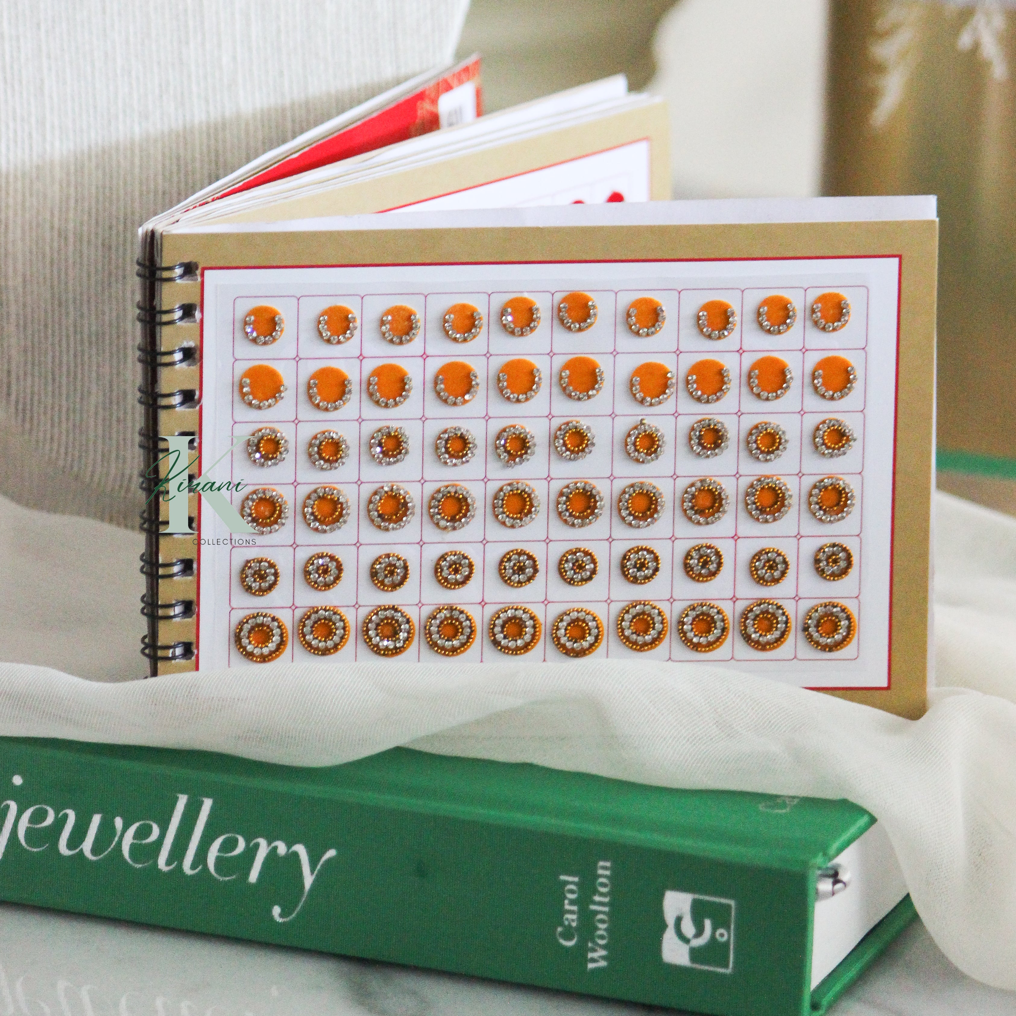 Bindi Book - (611 Stone Bindis, 10 Colours, 6 Styles)