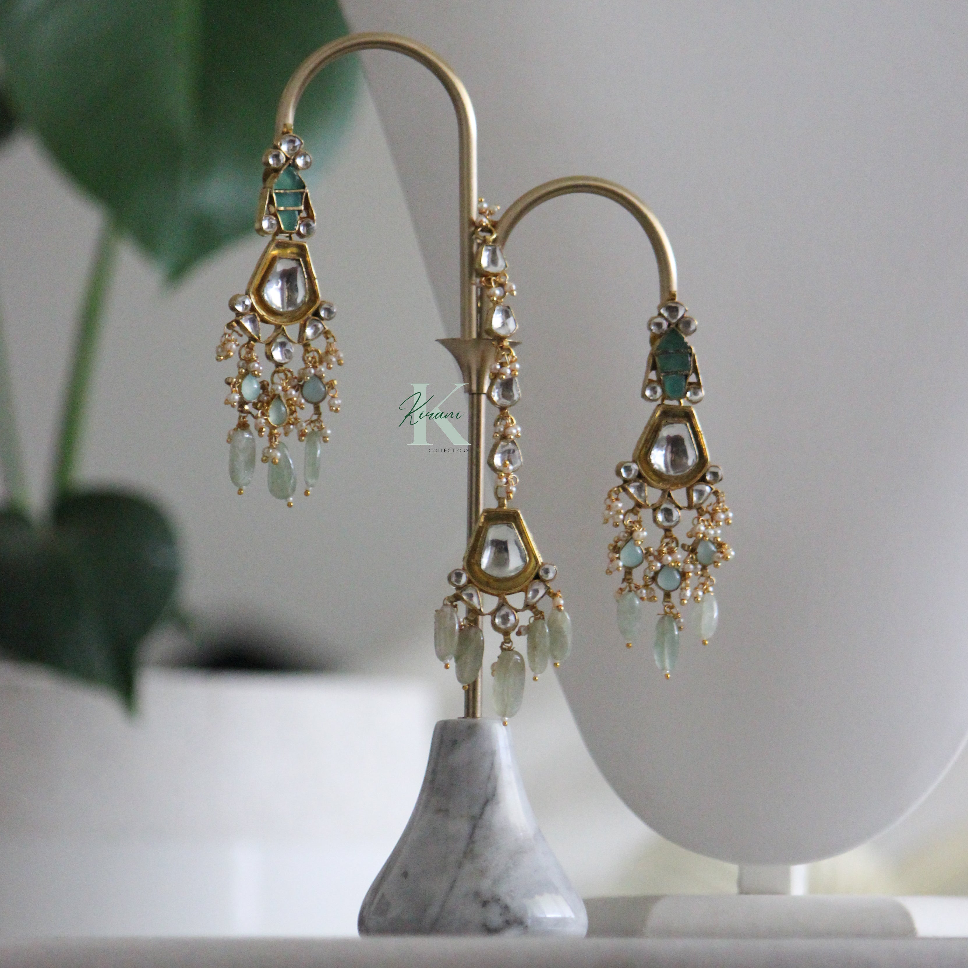 MEETA - Pachi Kundan Necklace Set