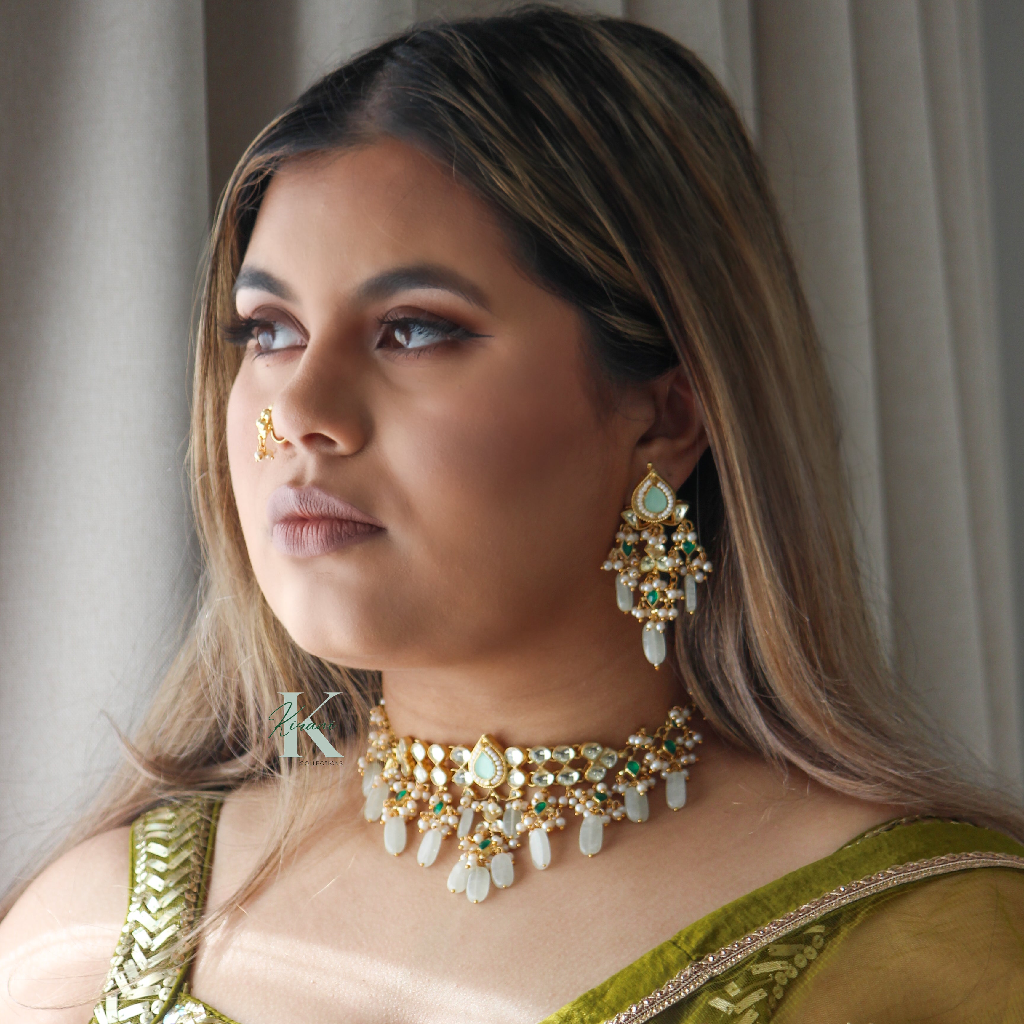 ARYA - Pachi Kundan Necklace Set