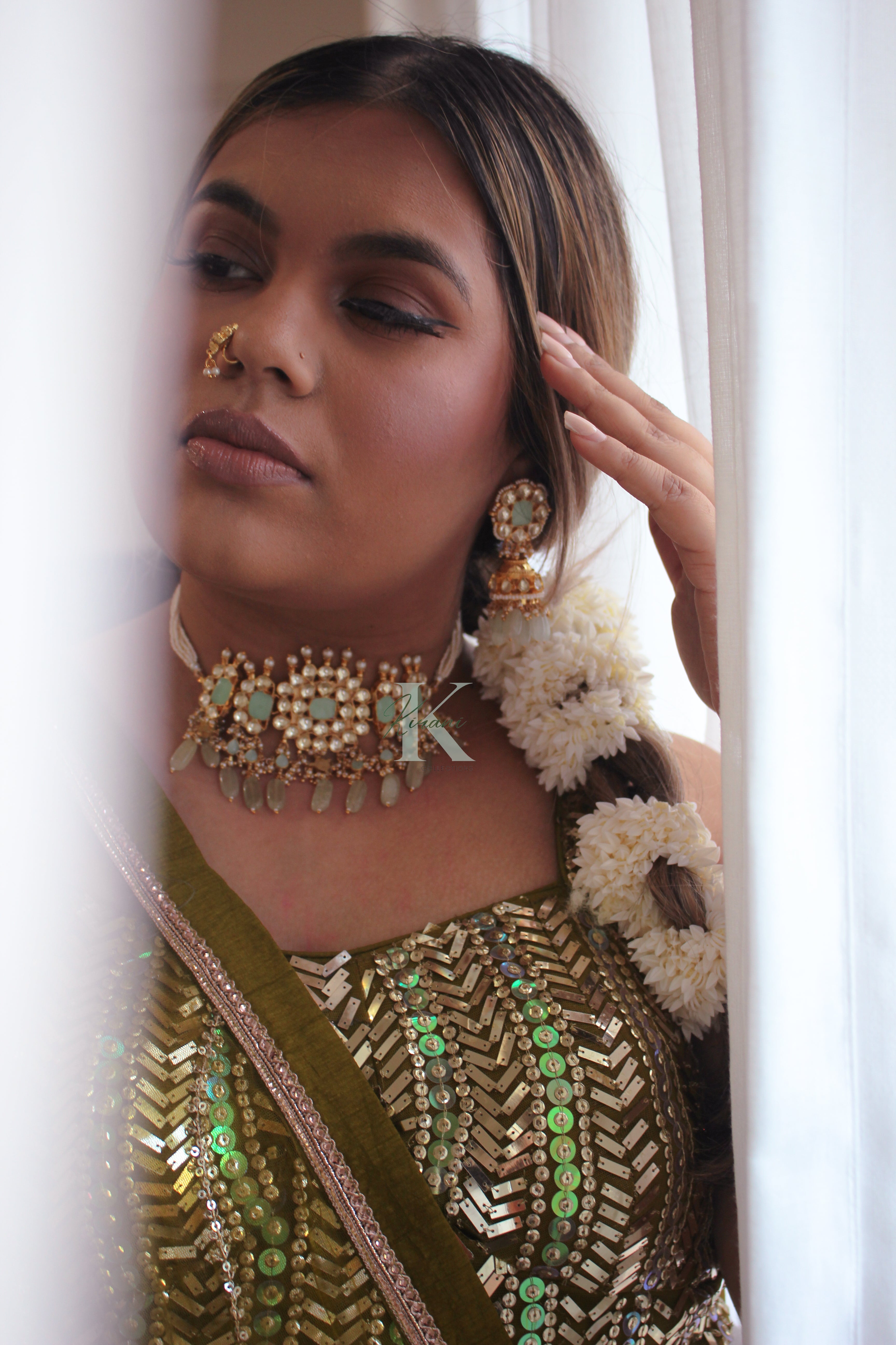 SHIFA - Pachi Kundan Necklace Set