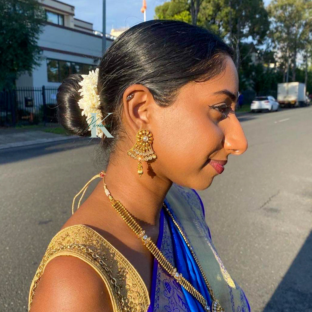 Artificial Jasmine Gajra Hair Scrunchie