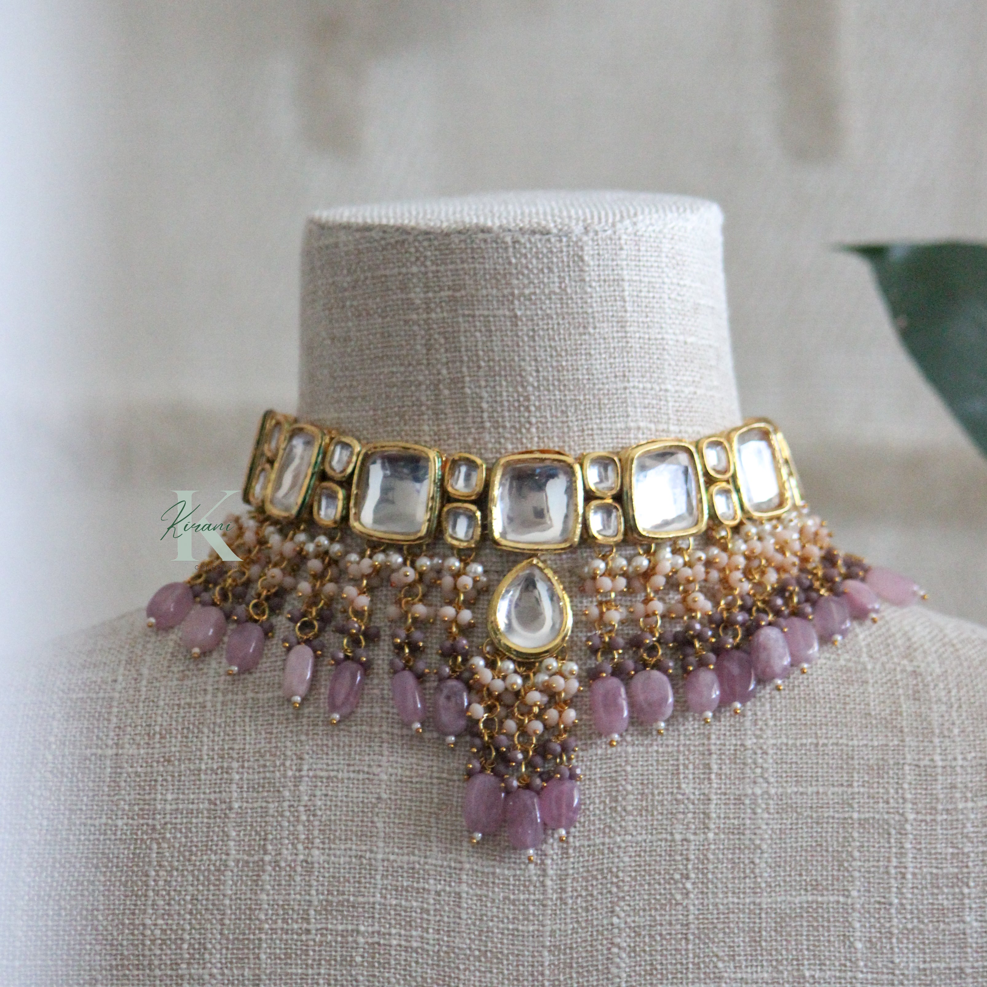 MISHA - Purple Necklace Set
