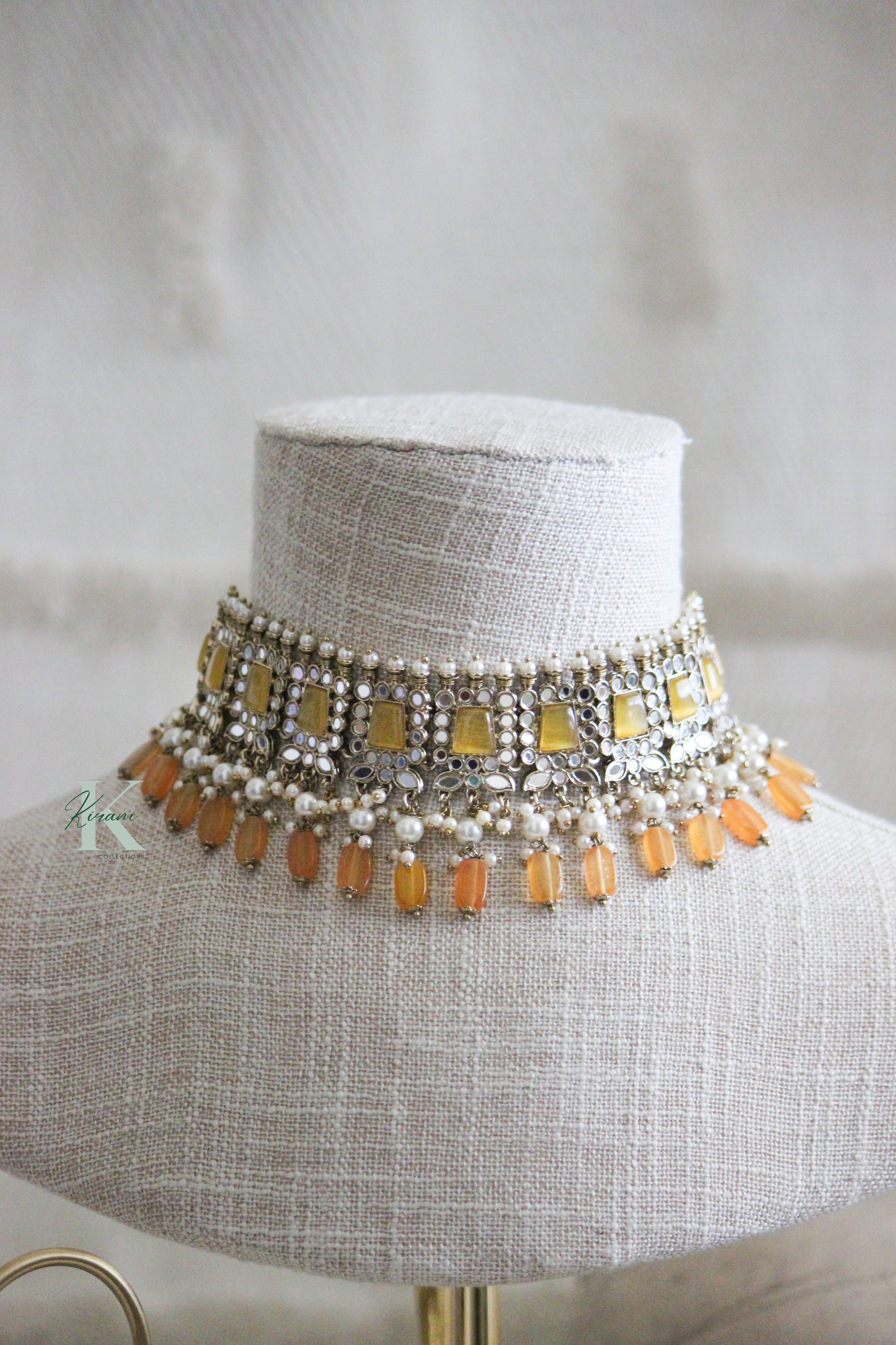 HINA - Yellow Necklace Set
