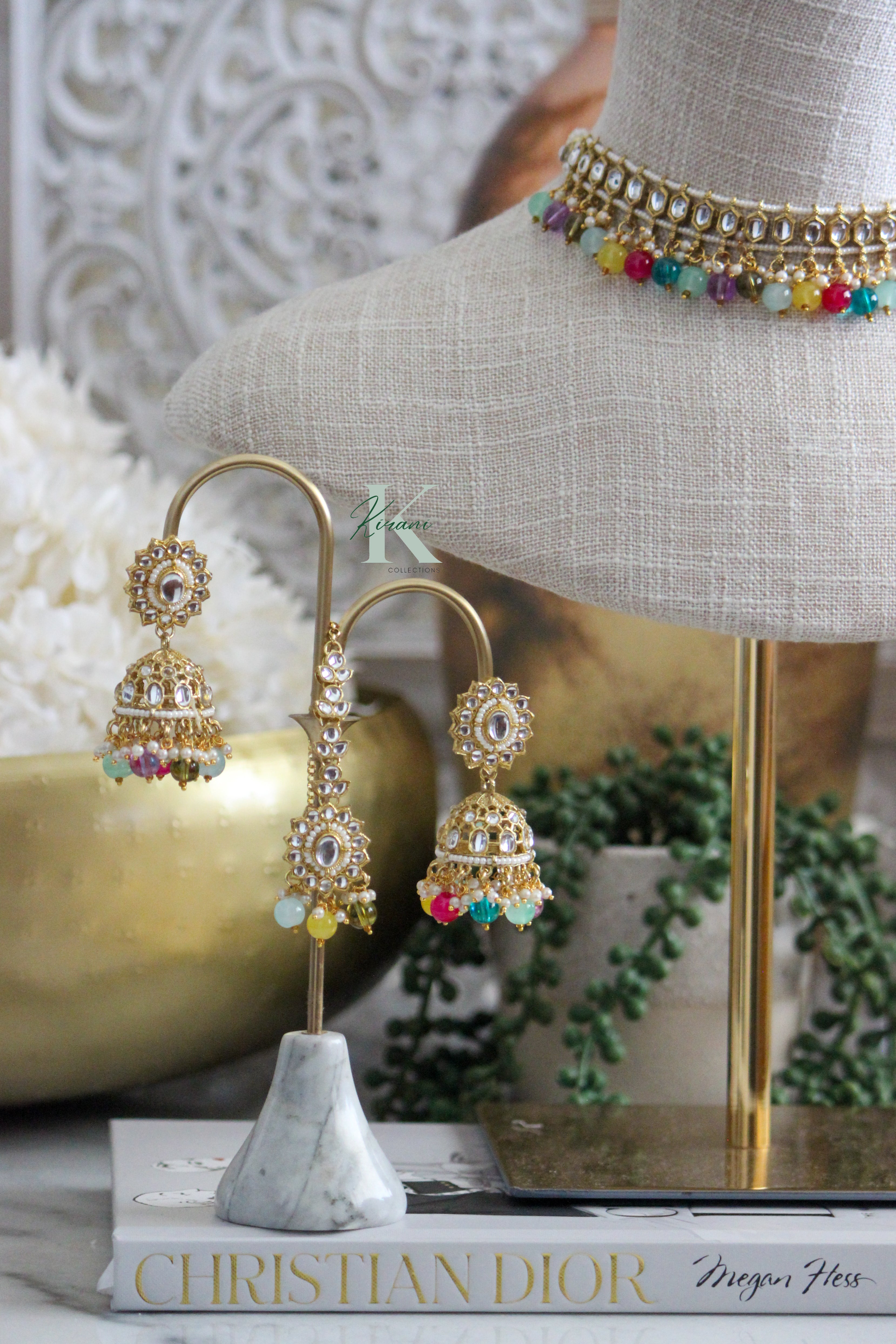 KALYANI - Multi Kundan Necklace Set