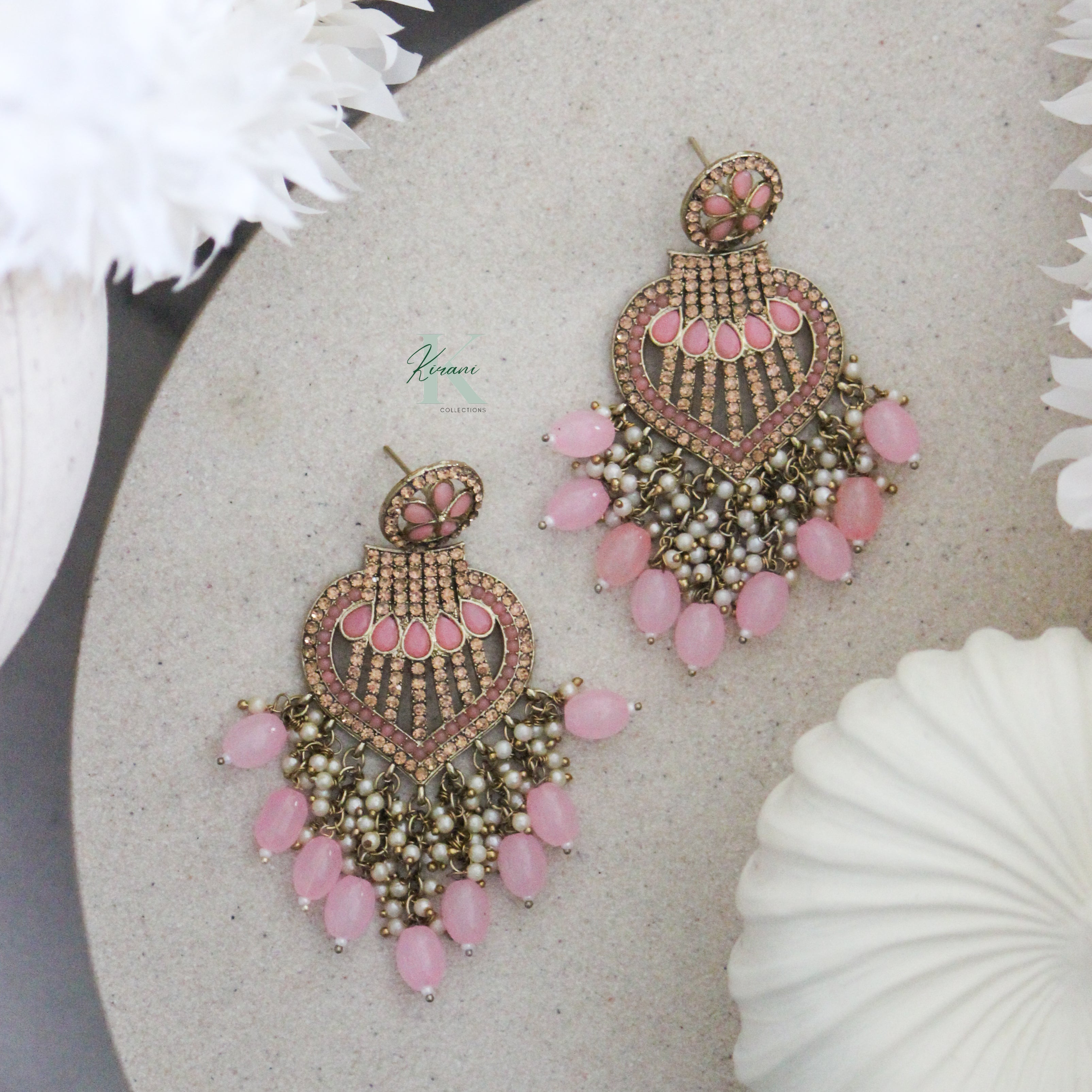 SAIRA - Pink Earrings
