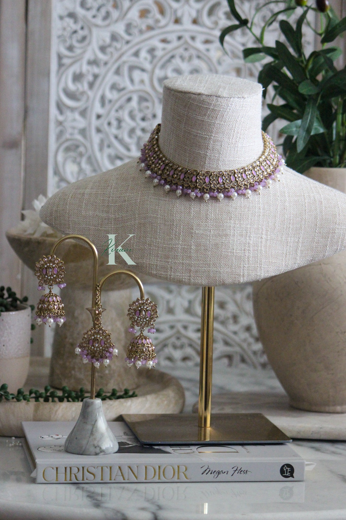 AILANA - Lilac Necklace Set
