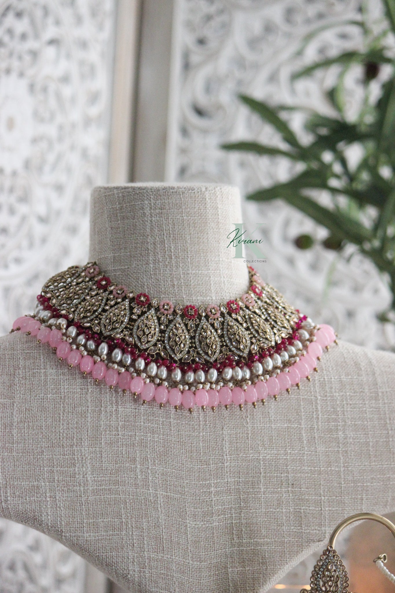 HARMONIA - Dual Tone Pink Necklace Set