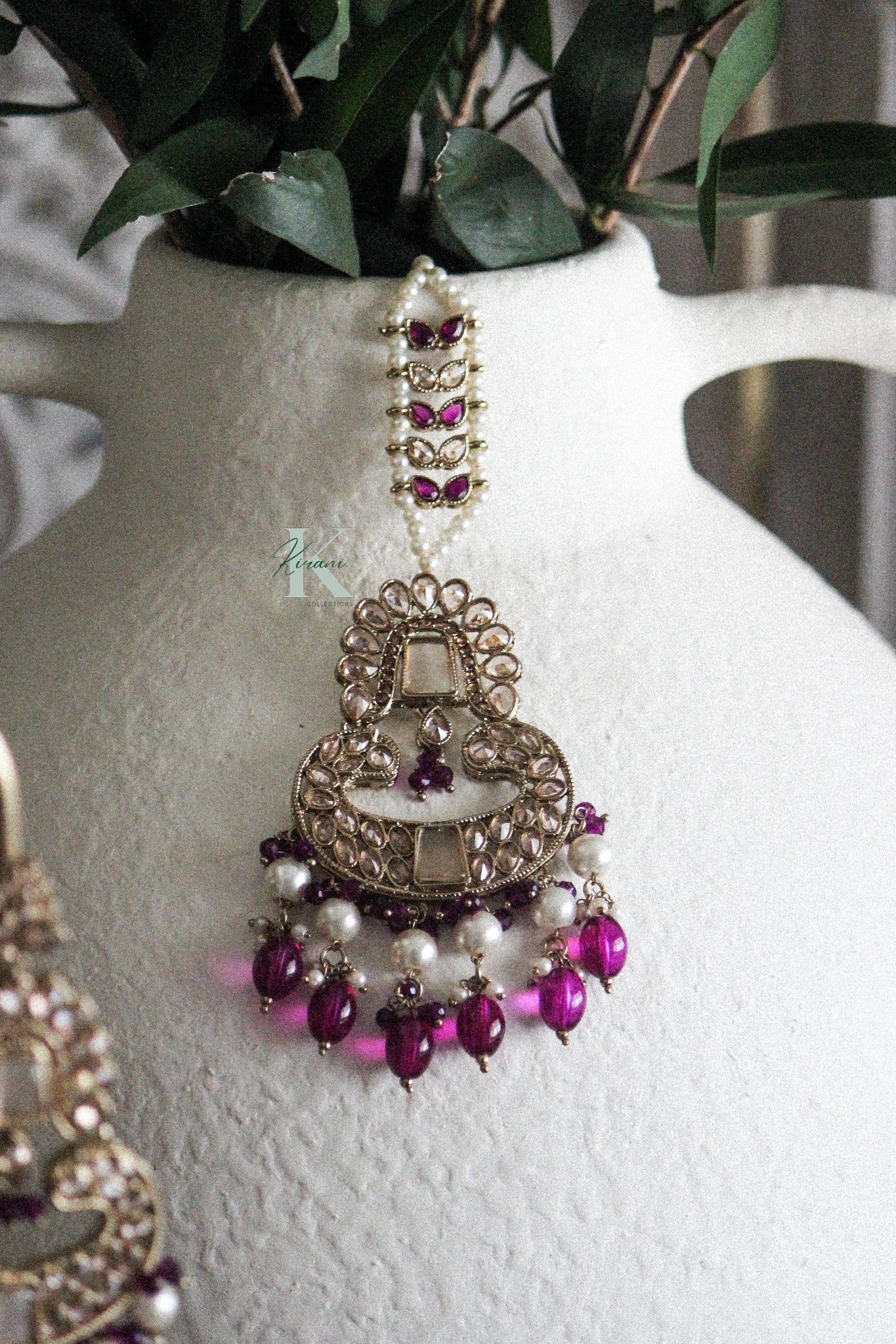 SARAHI -Purple Necklace Set