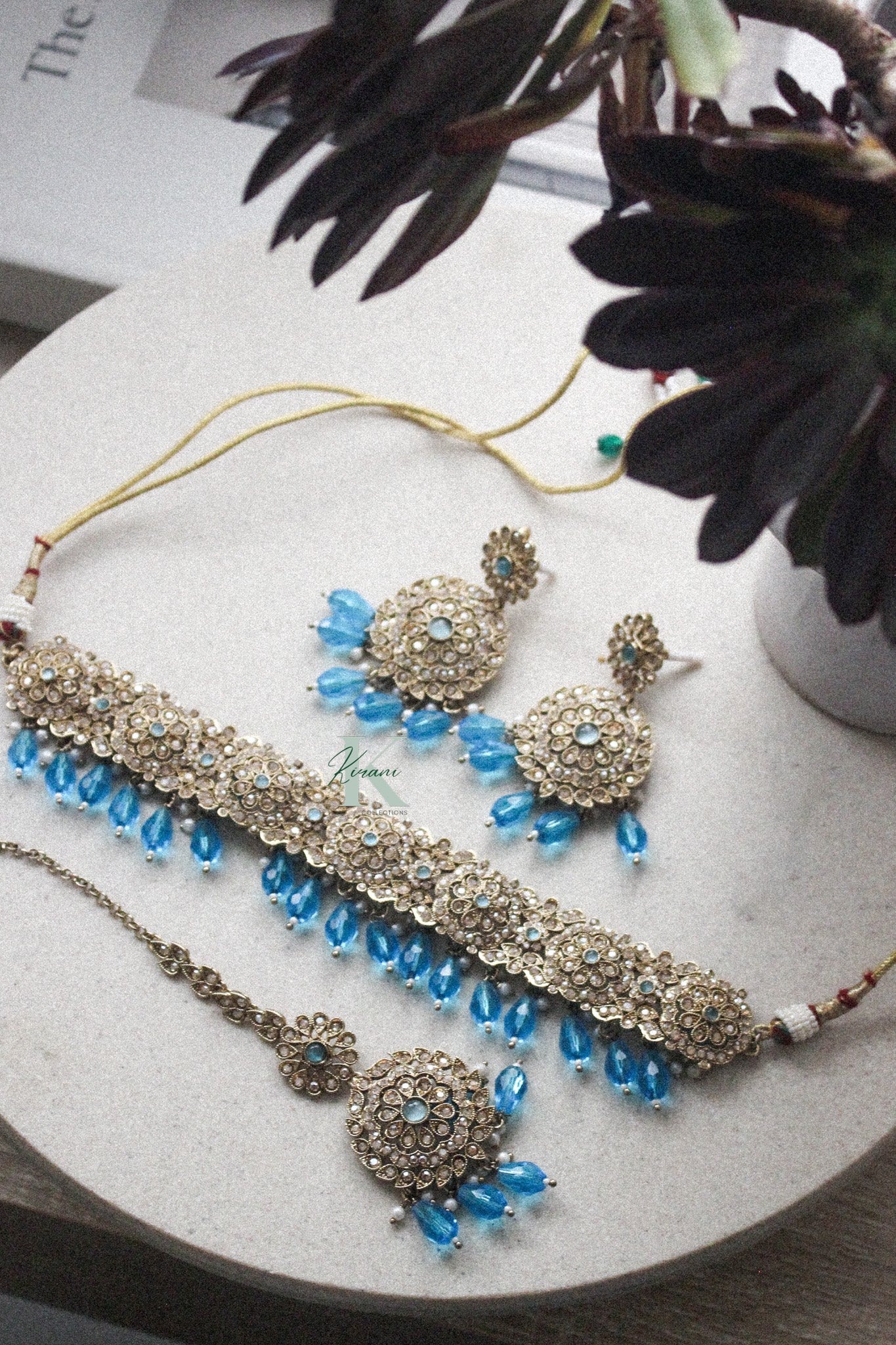 CECILLIA Blue Necklace Set