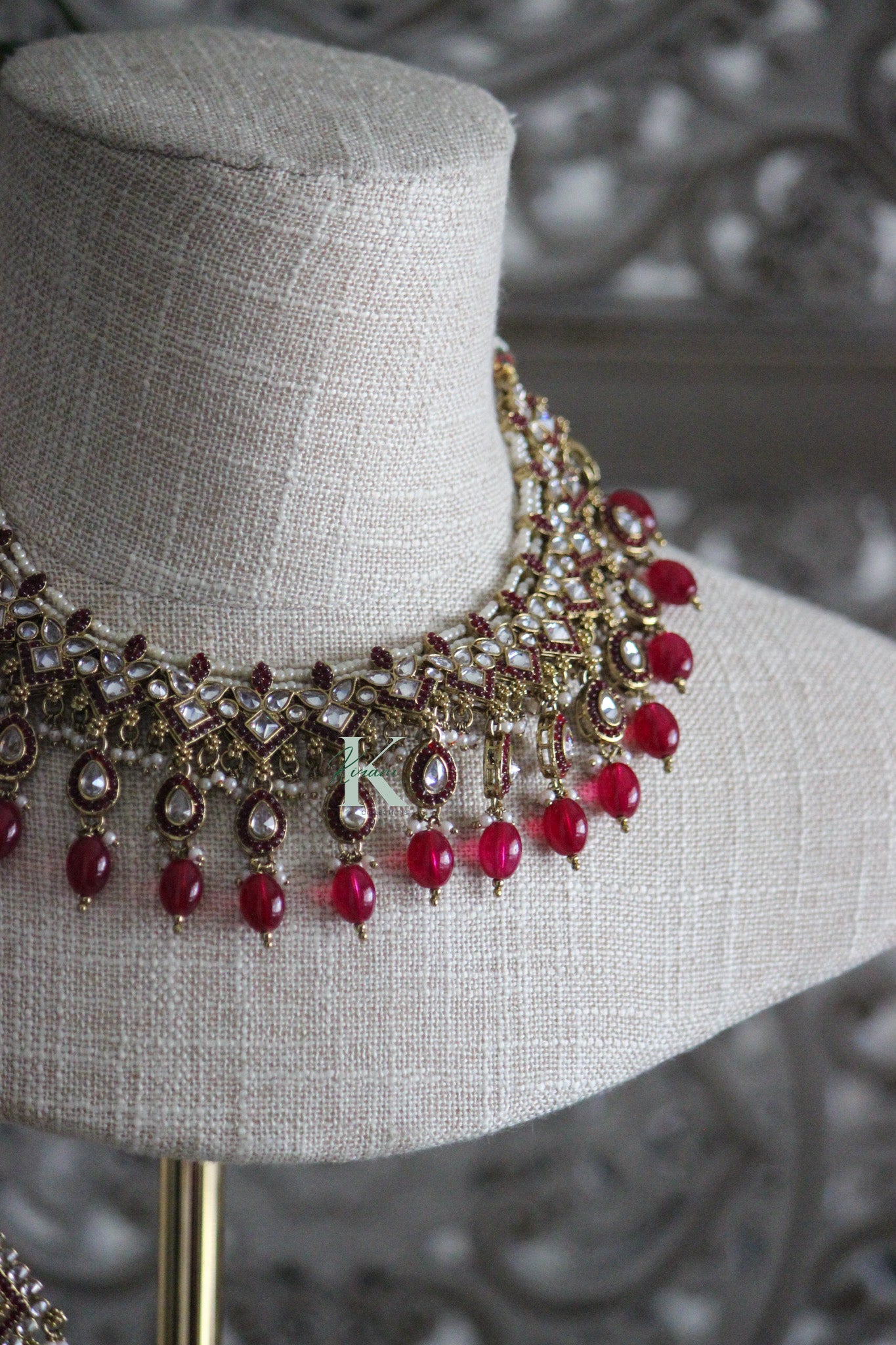 JESSLENE Red Necklace Set