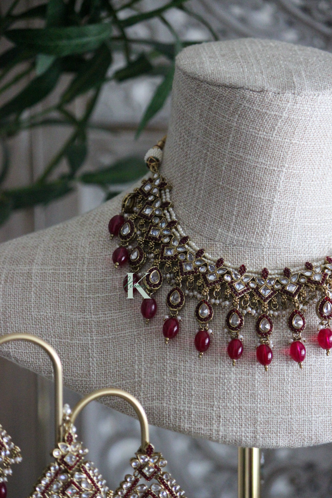 JESSLENE Red Necklace Set