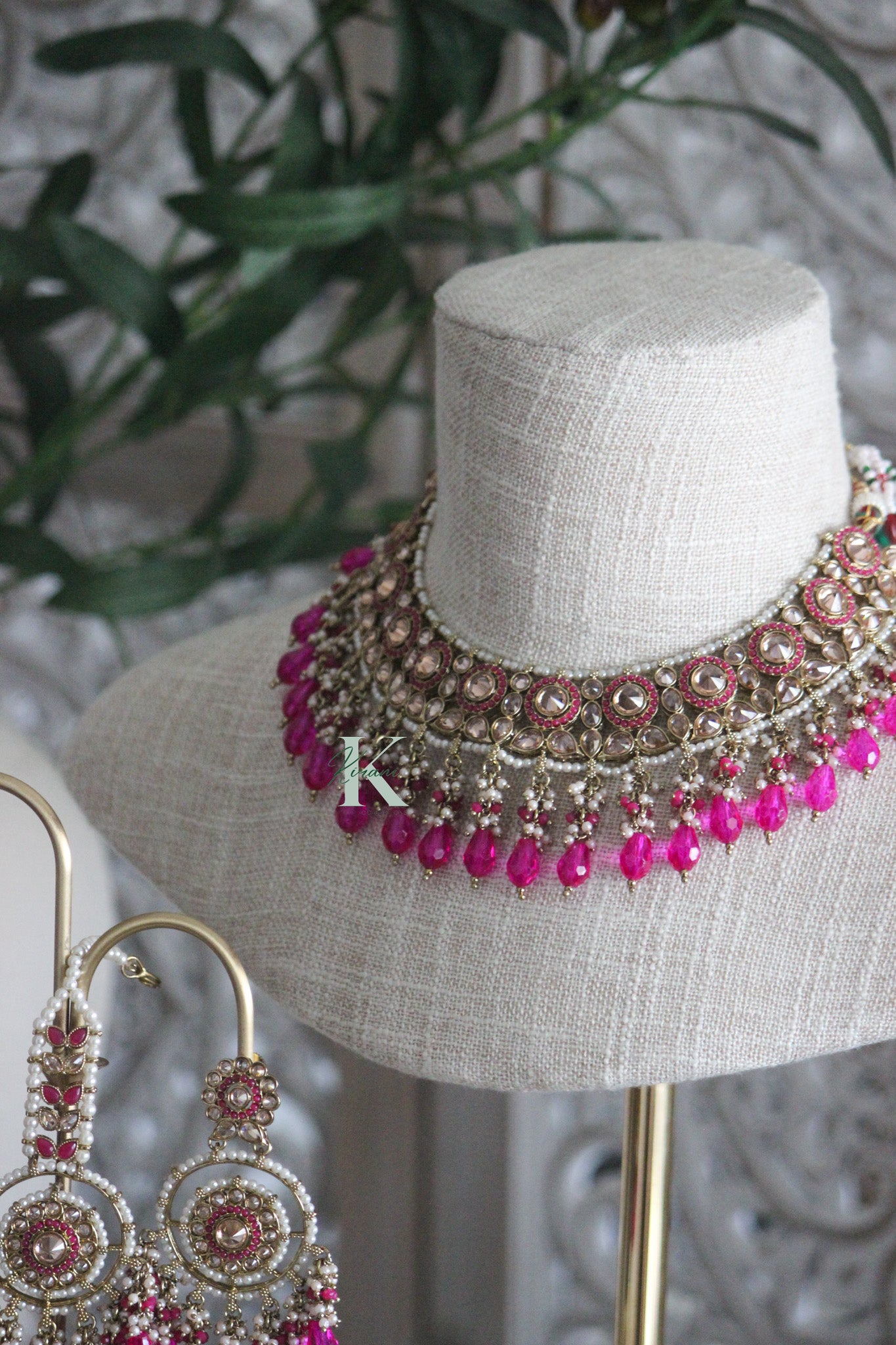 BLANCHE Necklace Set Pink