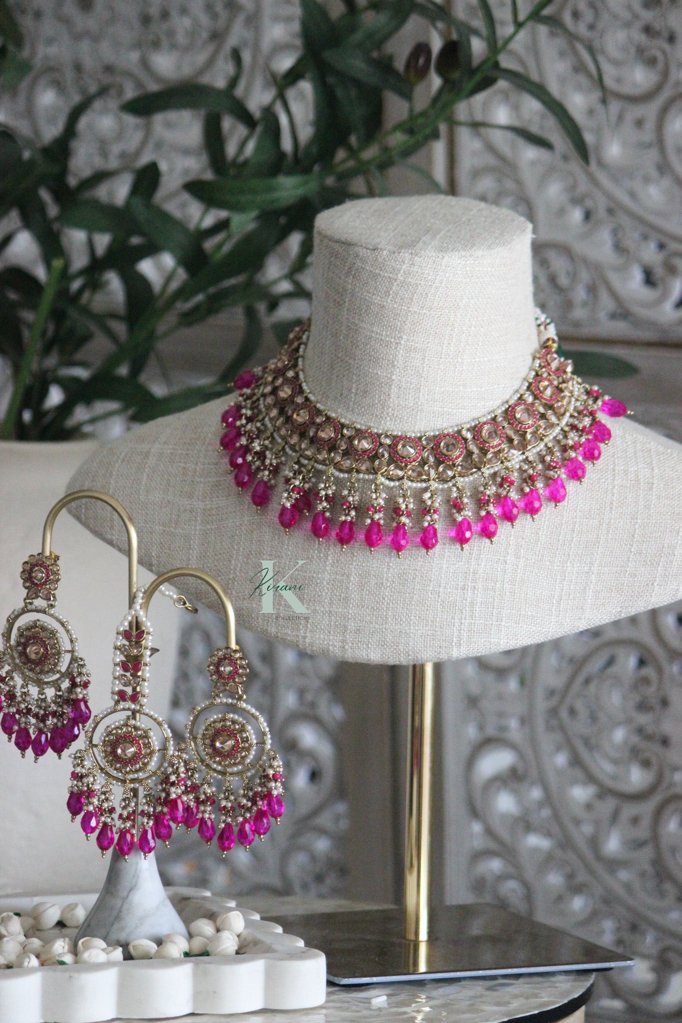 BLANCHE Necklace Set Pink