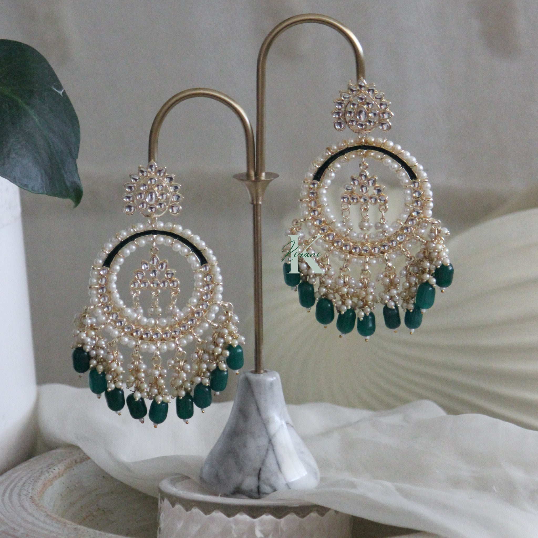 SHALINI Earrings (Green)