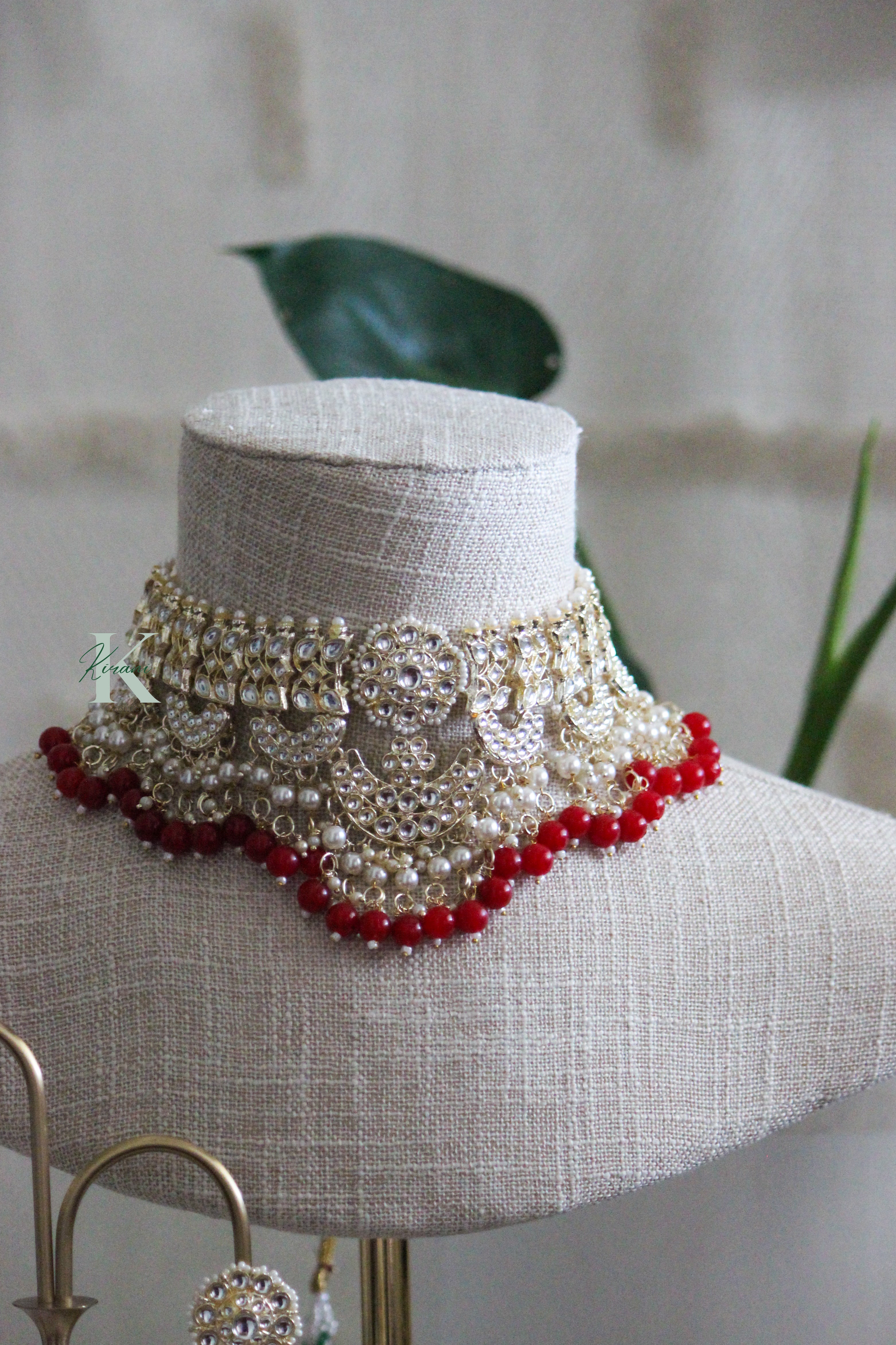 DELIA - Red Necklace Set