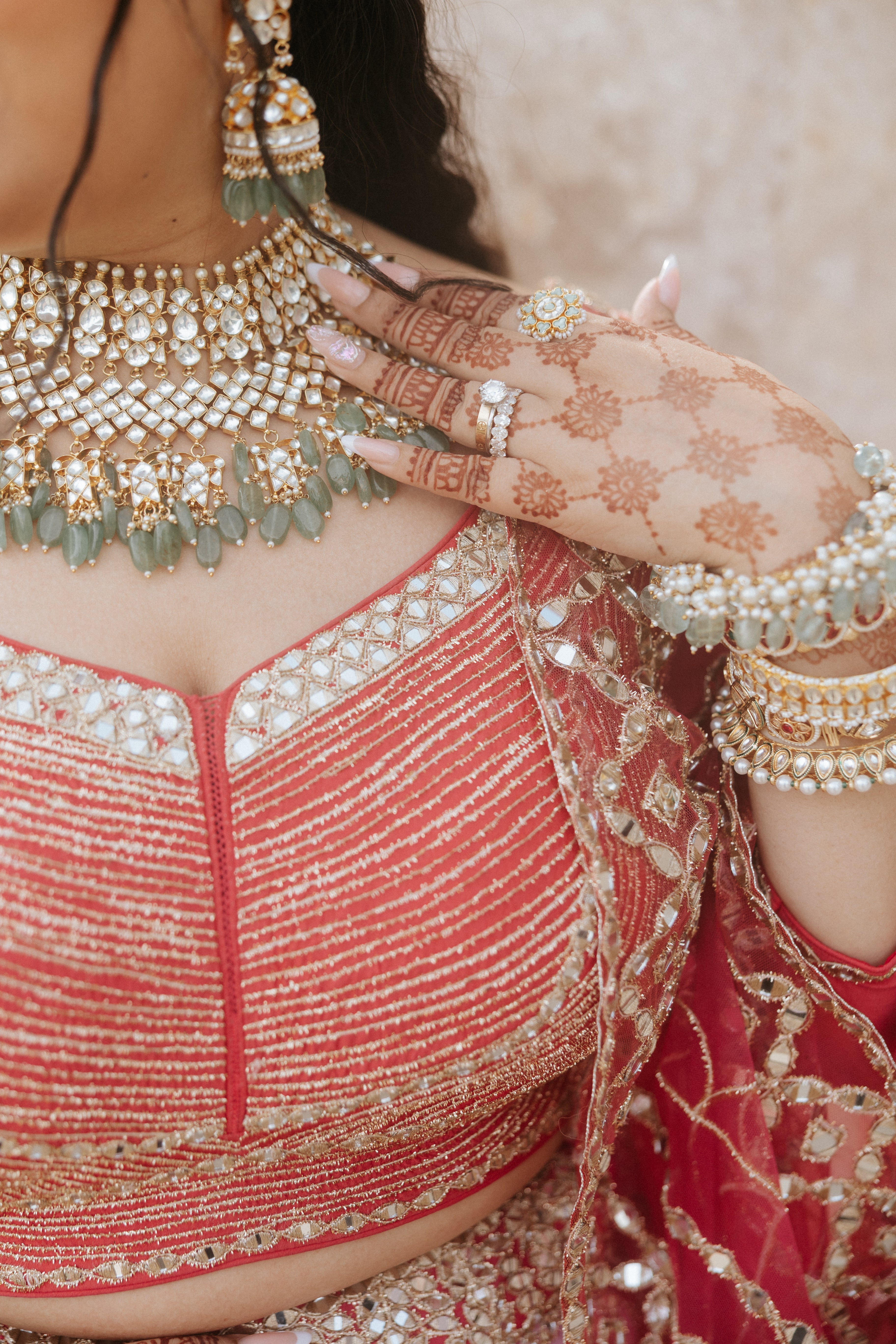 SAIRA - Bridal Pachi Kundan Set - PRE-ORDER