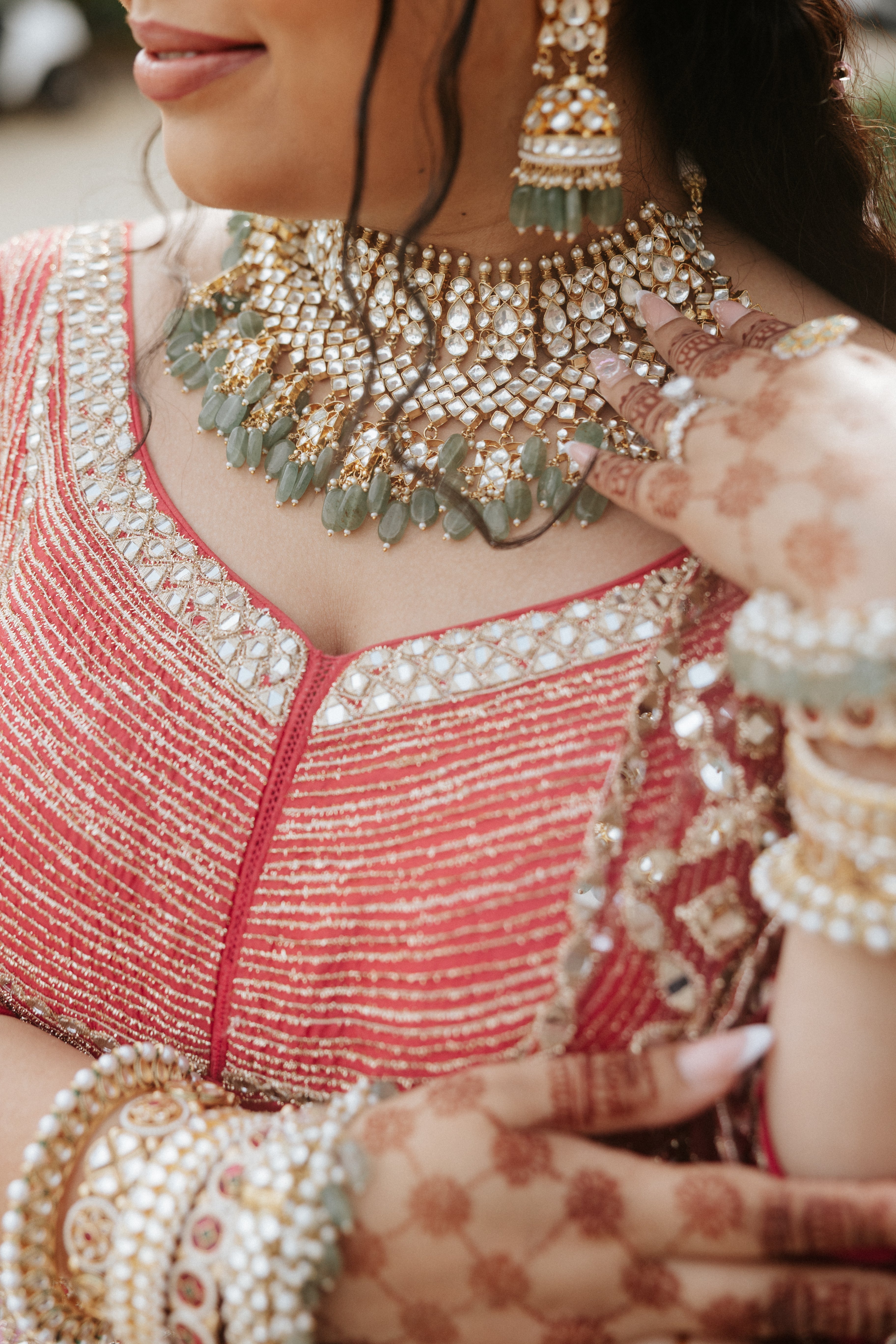 SAIRA - Bridal Pachi Kundan Set - PRE-ORDER