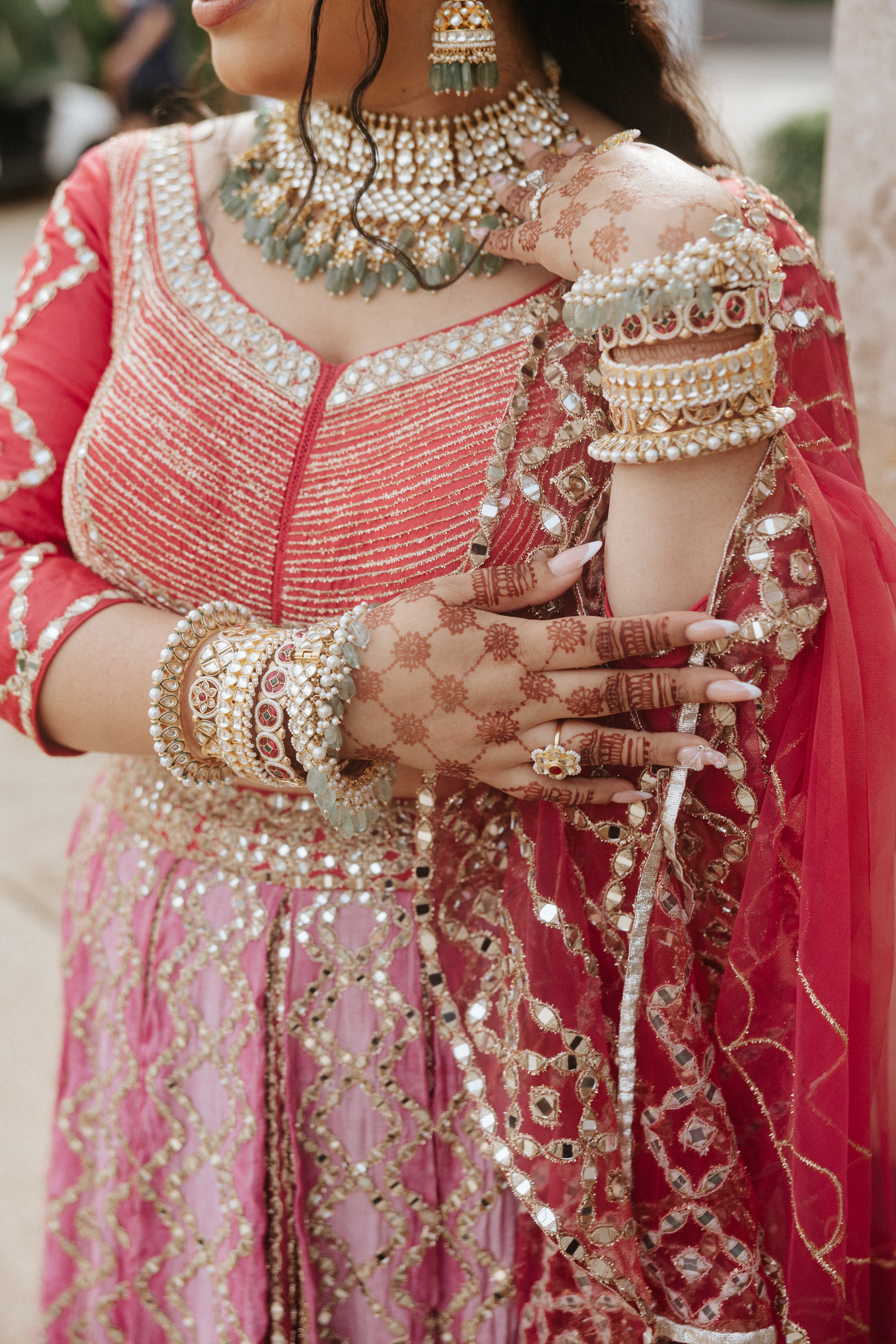 SAIRA - Bridal Pachi Kundan Set - PRE-ORDER