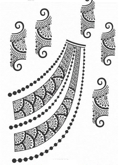 Henna/Mehndi Tattoo - Design 3