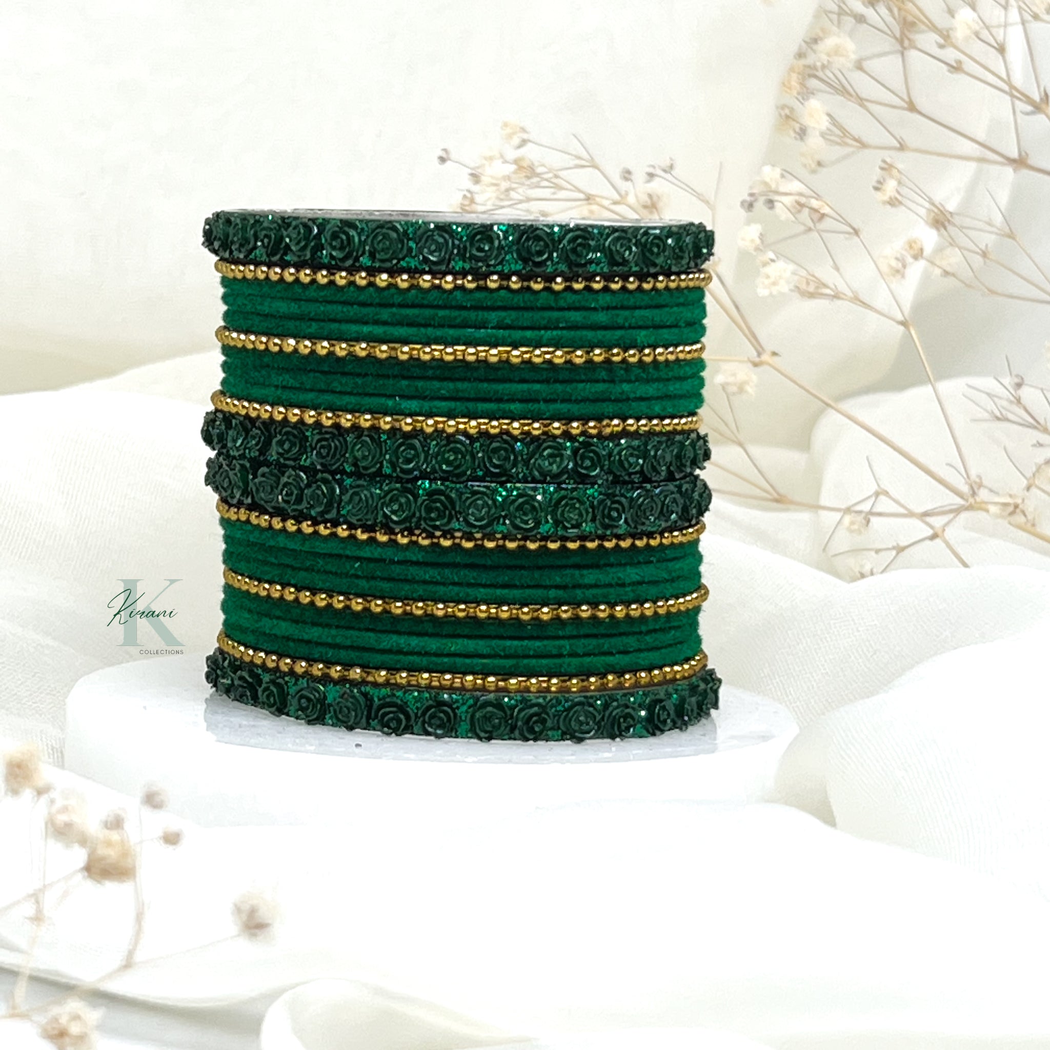 JASMINE - (Velvet & Floral Bangles)