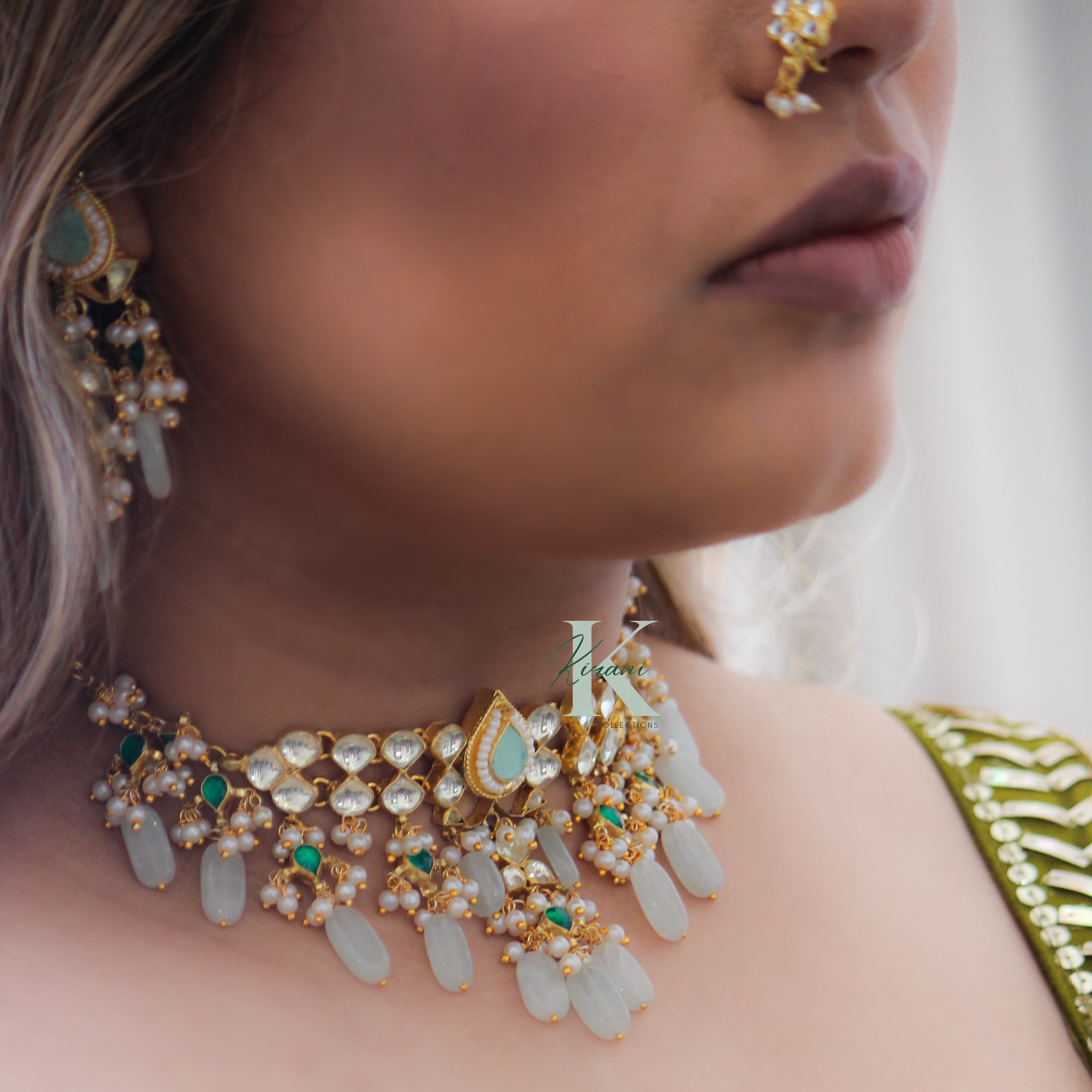 ARYA - Pachi Kundan Necklace Set