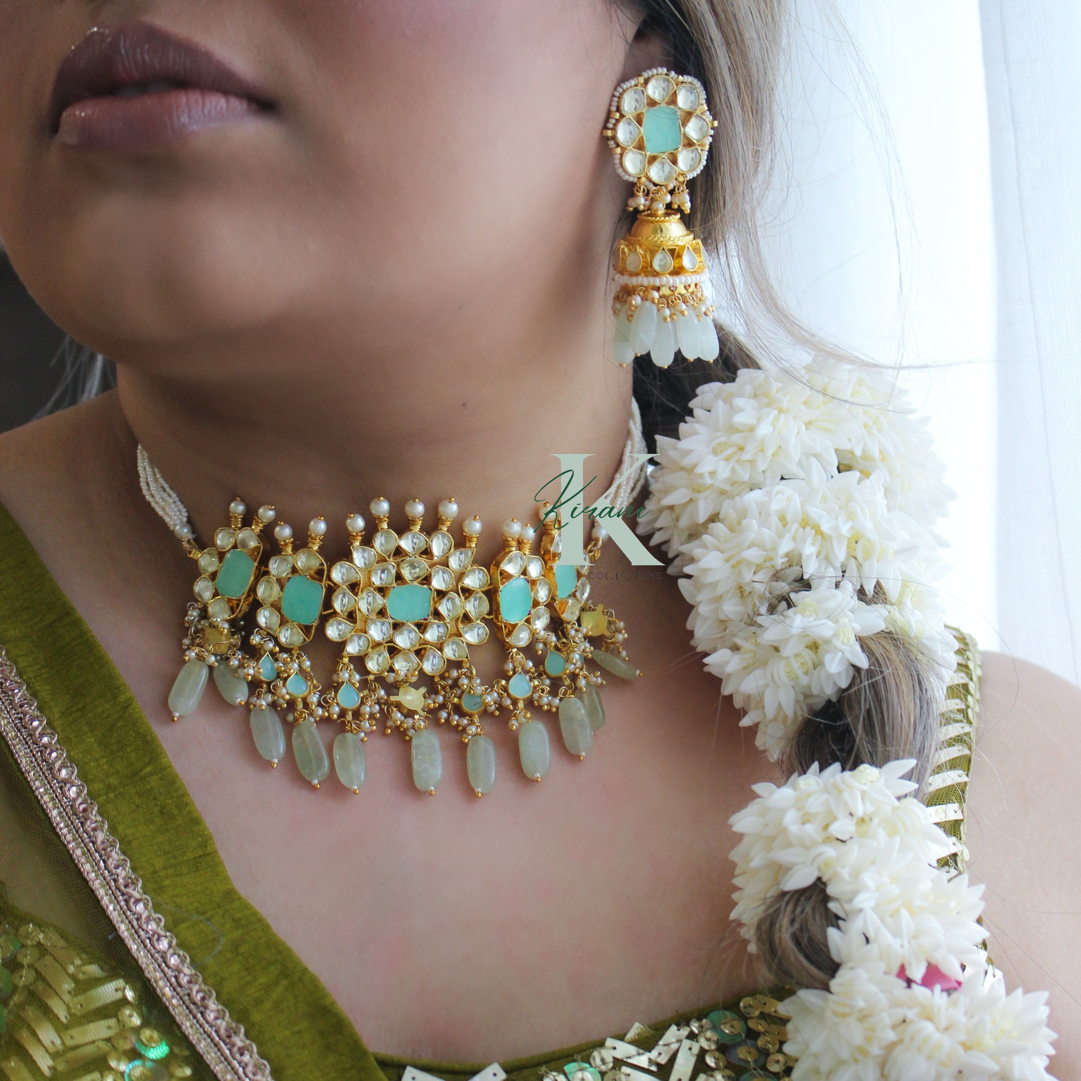 SHIFA - Pachi Kundan Necklace Set